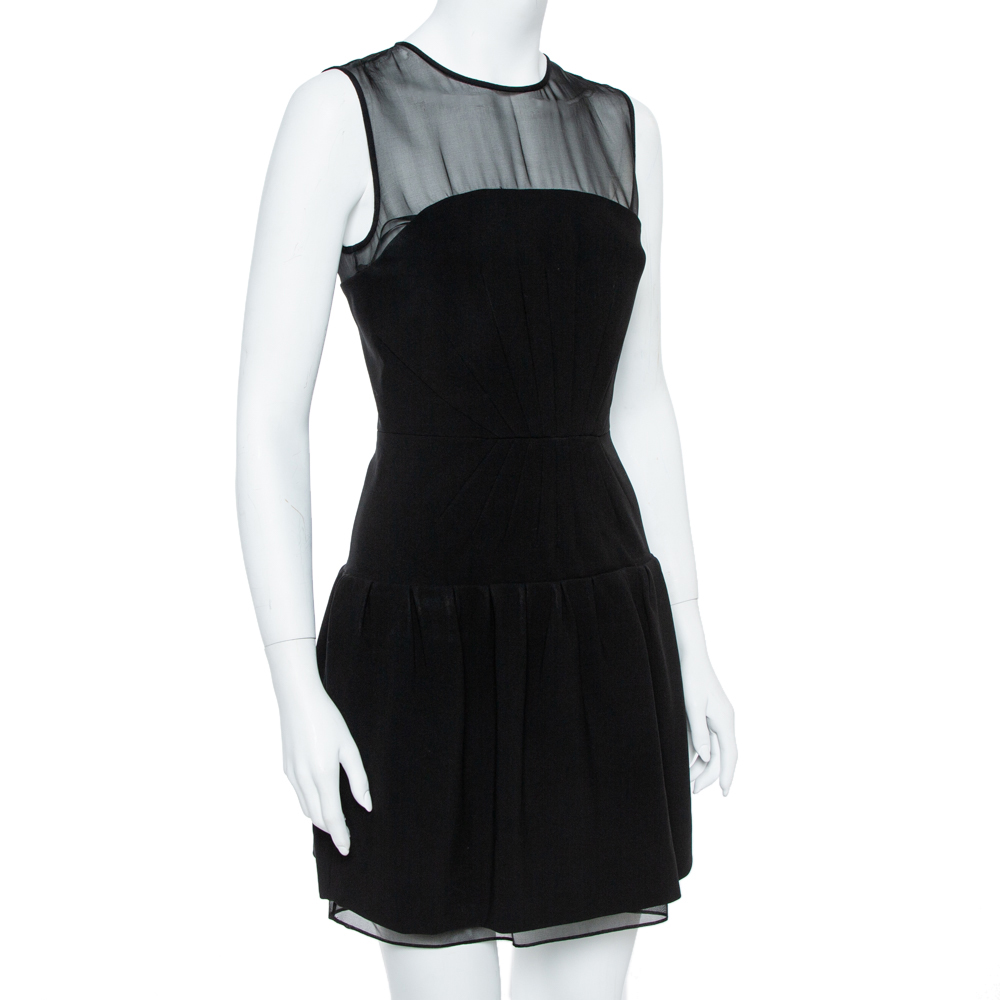 

Diane von Furstenberg Black Yarra Mini Dress
