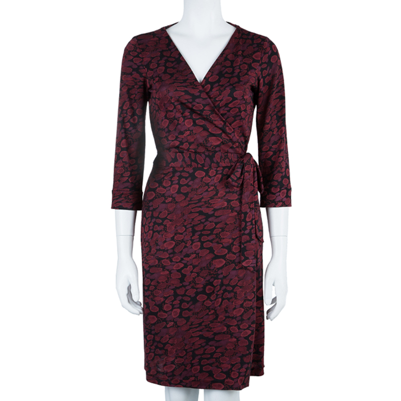 

Diane Von Furstenberg Red New Julian Two Wrap Dress