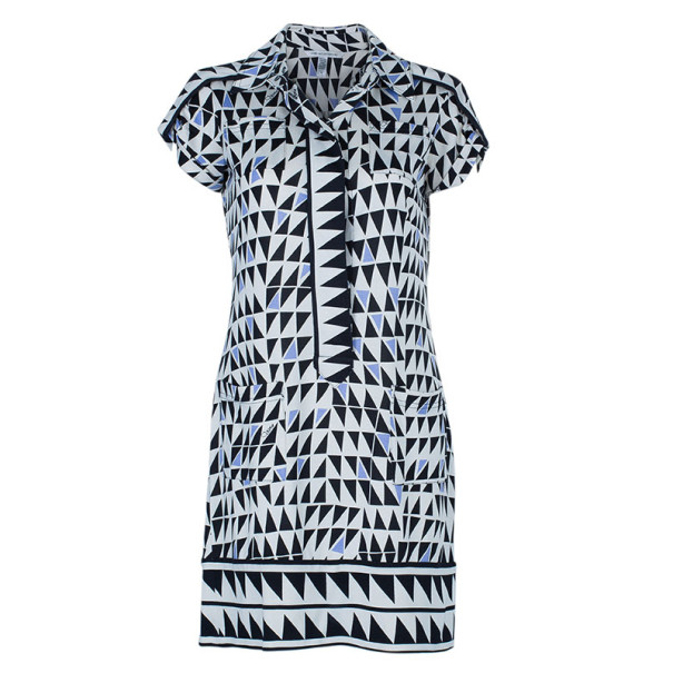 Pre Owned Diane Von Furstenberg Vanozza Dress S