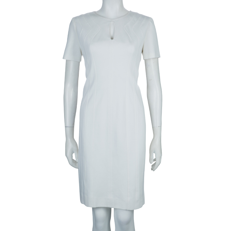 

Diane Von Furstenberg White Short Sleeve Kader Dress