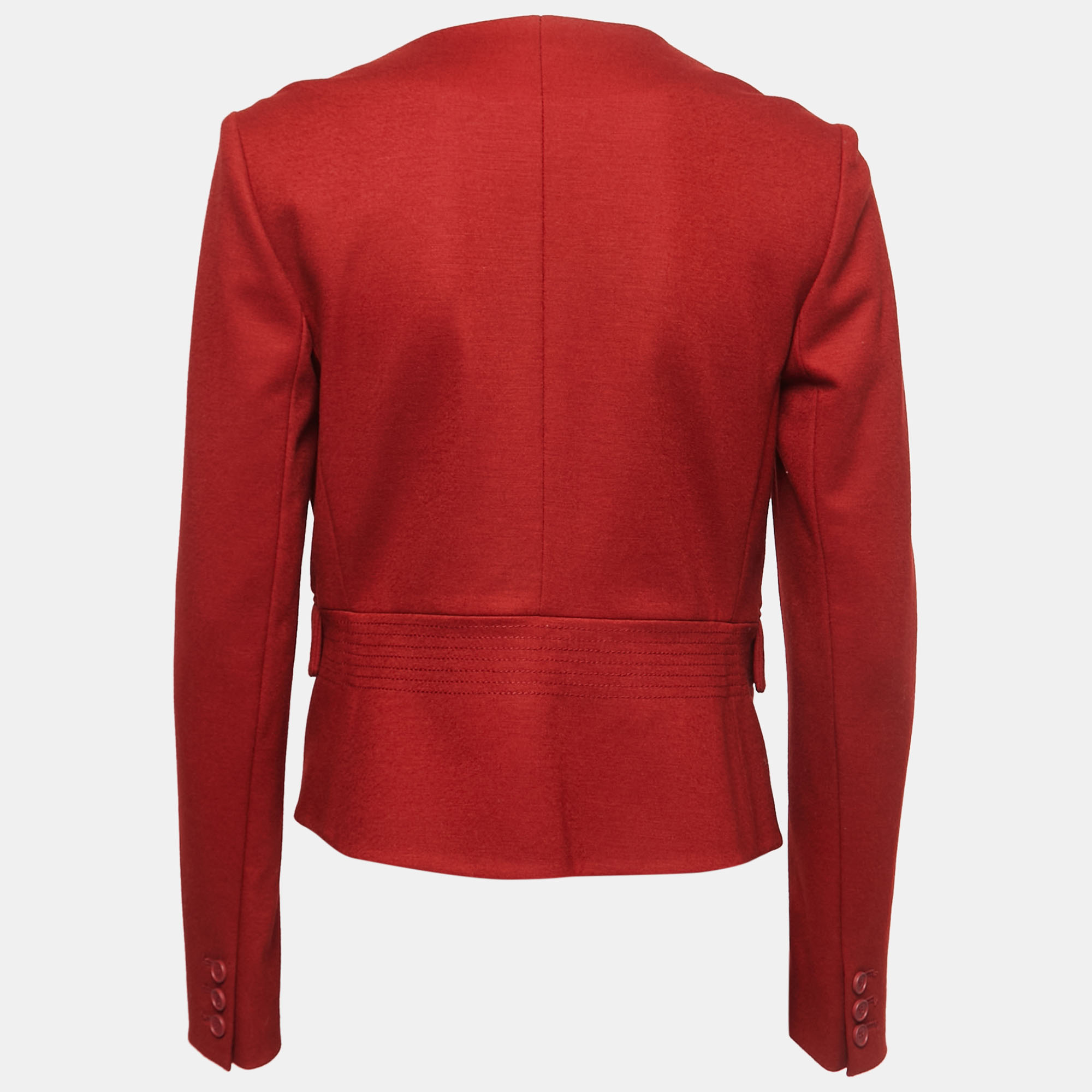 

Diane Von Furstenberg Brown Wool Single Button Blazer