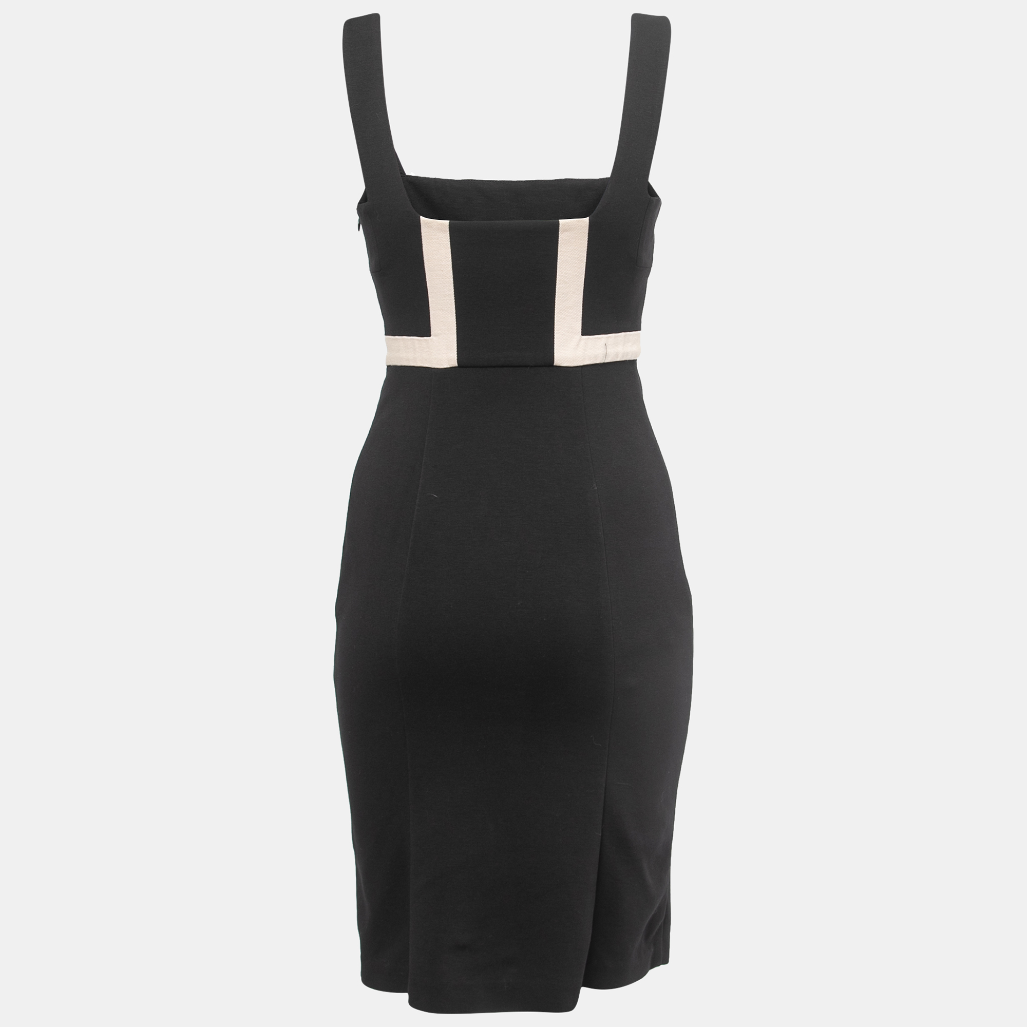 

Diane Von Furstenberg Black Knit Sleeveless Tai Midi Dress