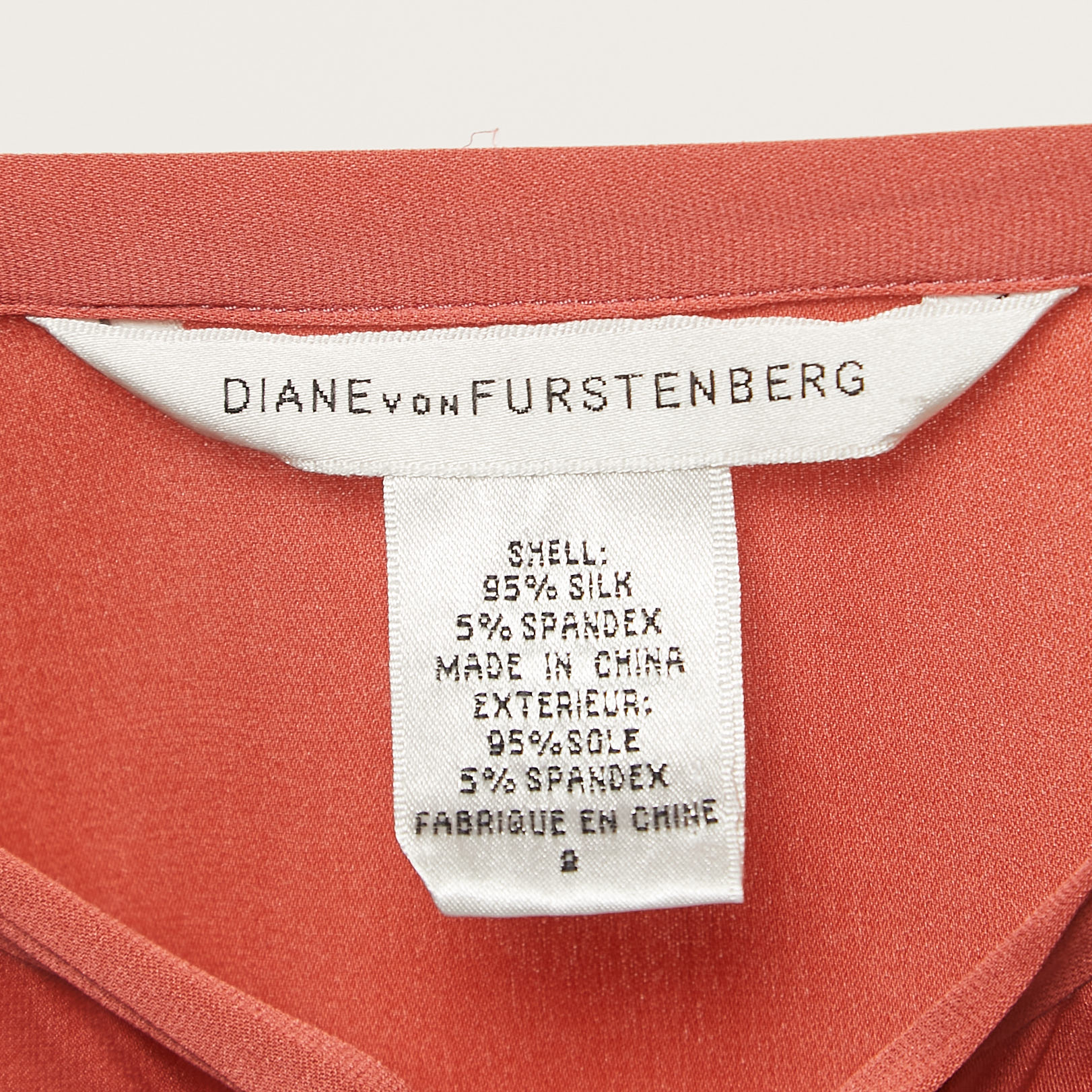 Diane Von Furstenberg Pink Silk Button Front Blouse S 