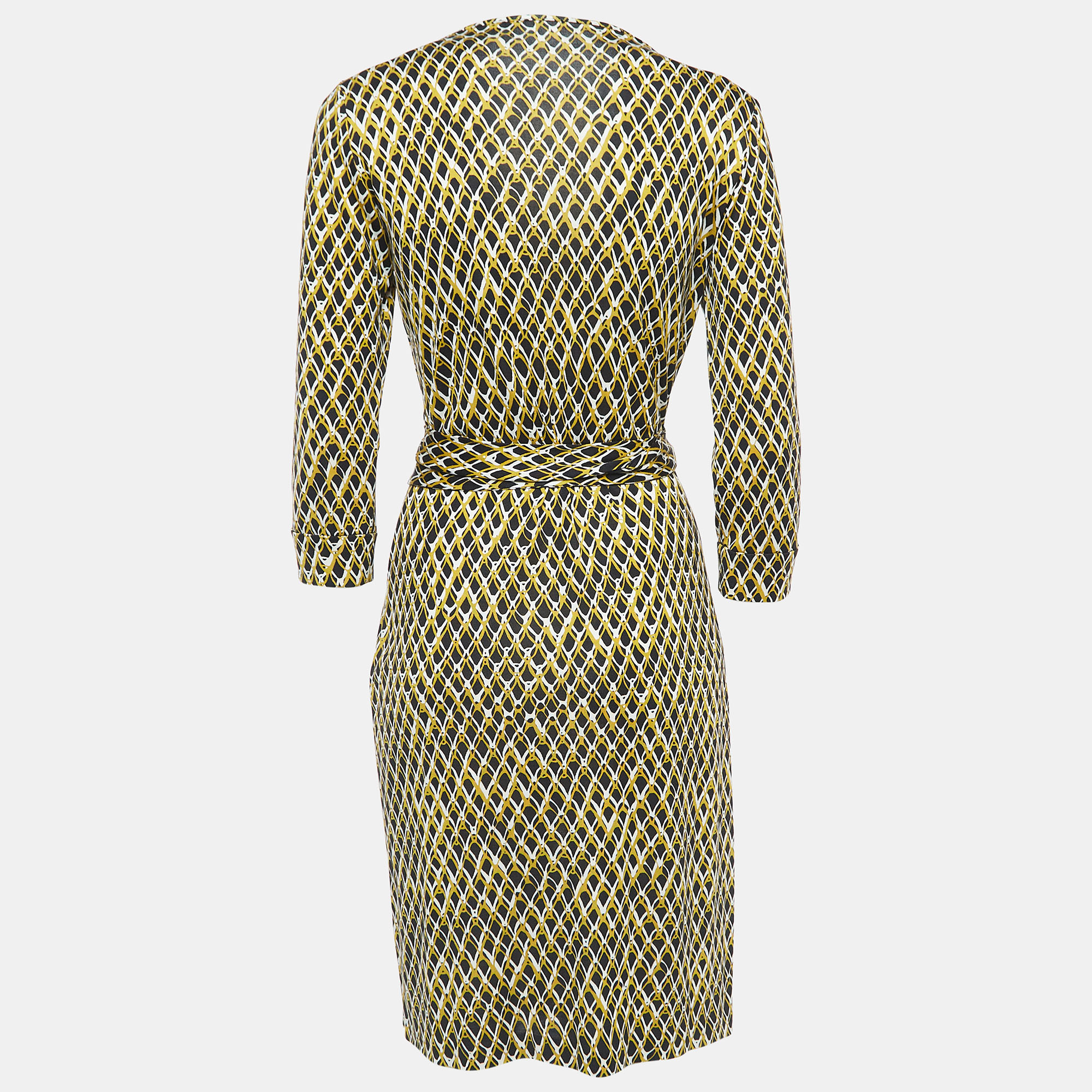 

Diane Von Furstenberg Multicolor Jersey Wrap Dress