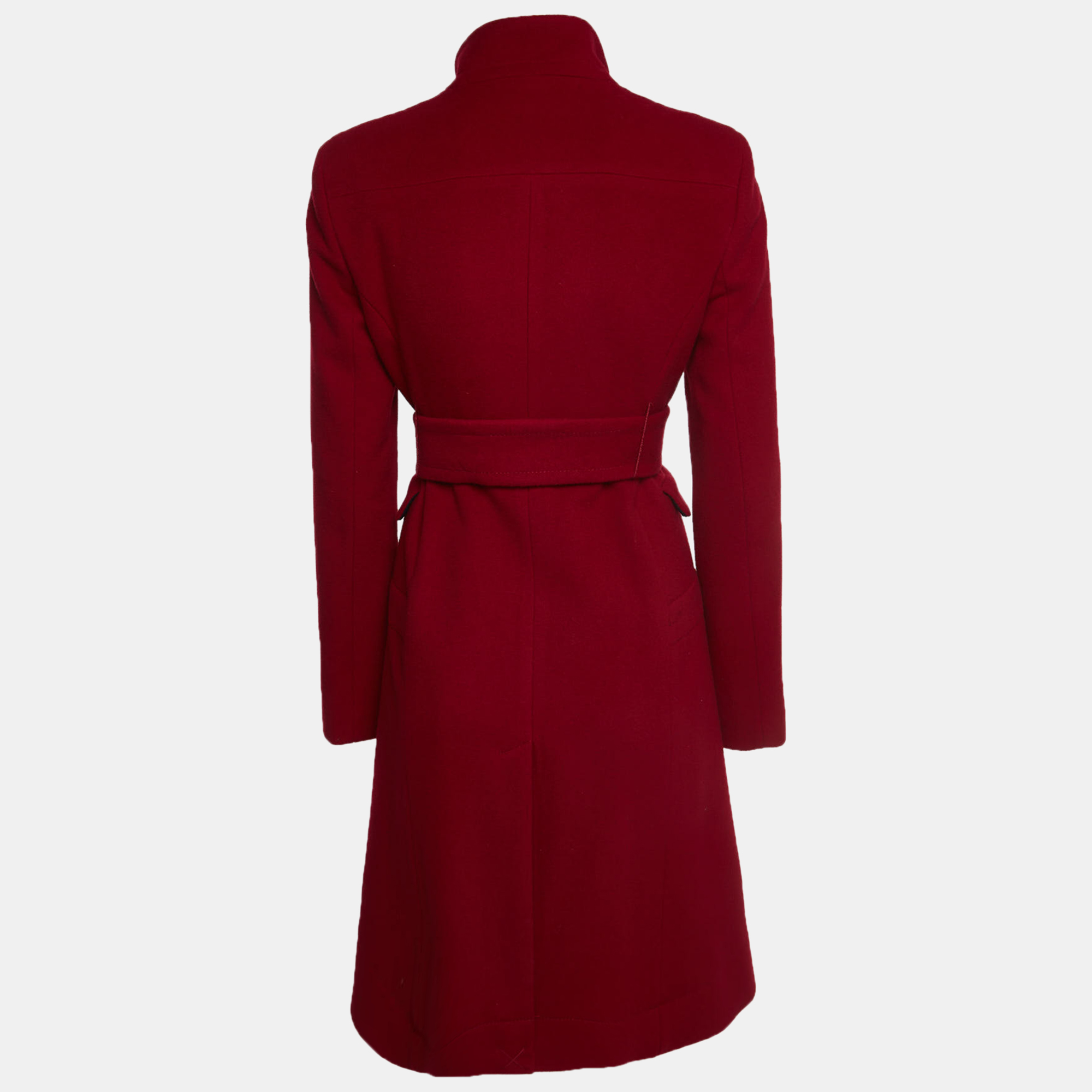 

Diane von Furstenberg Red Felted Wool Sabrina Coat