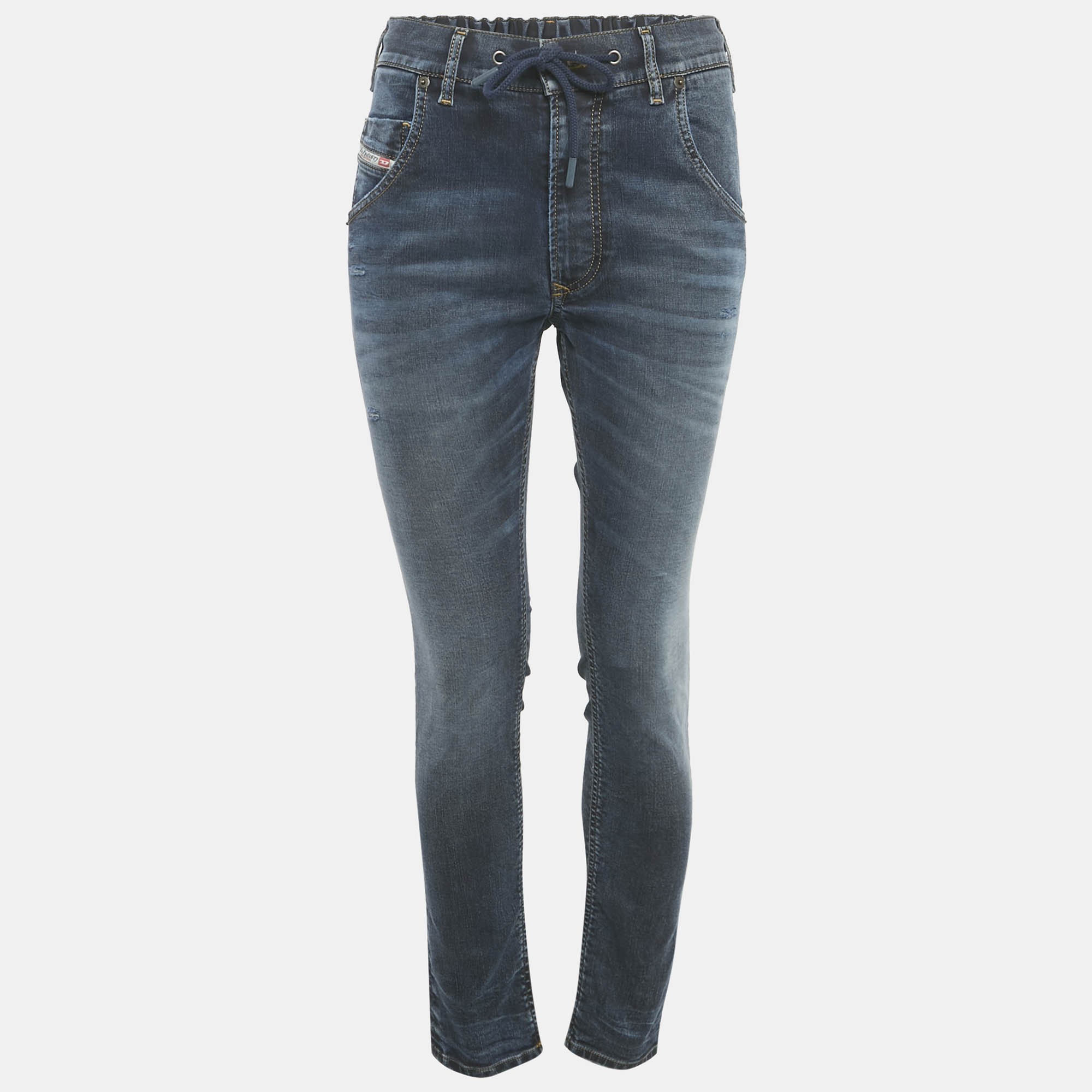 

Diesel Blue Denim Elasticized Sweat Jeans M