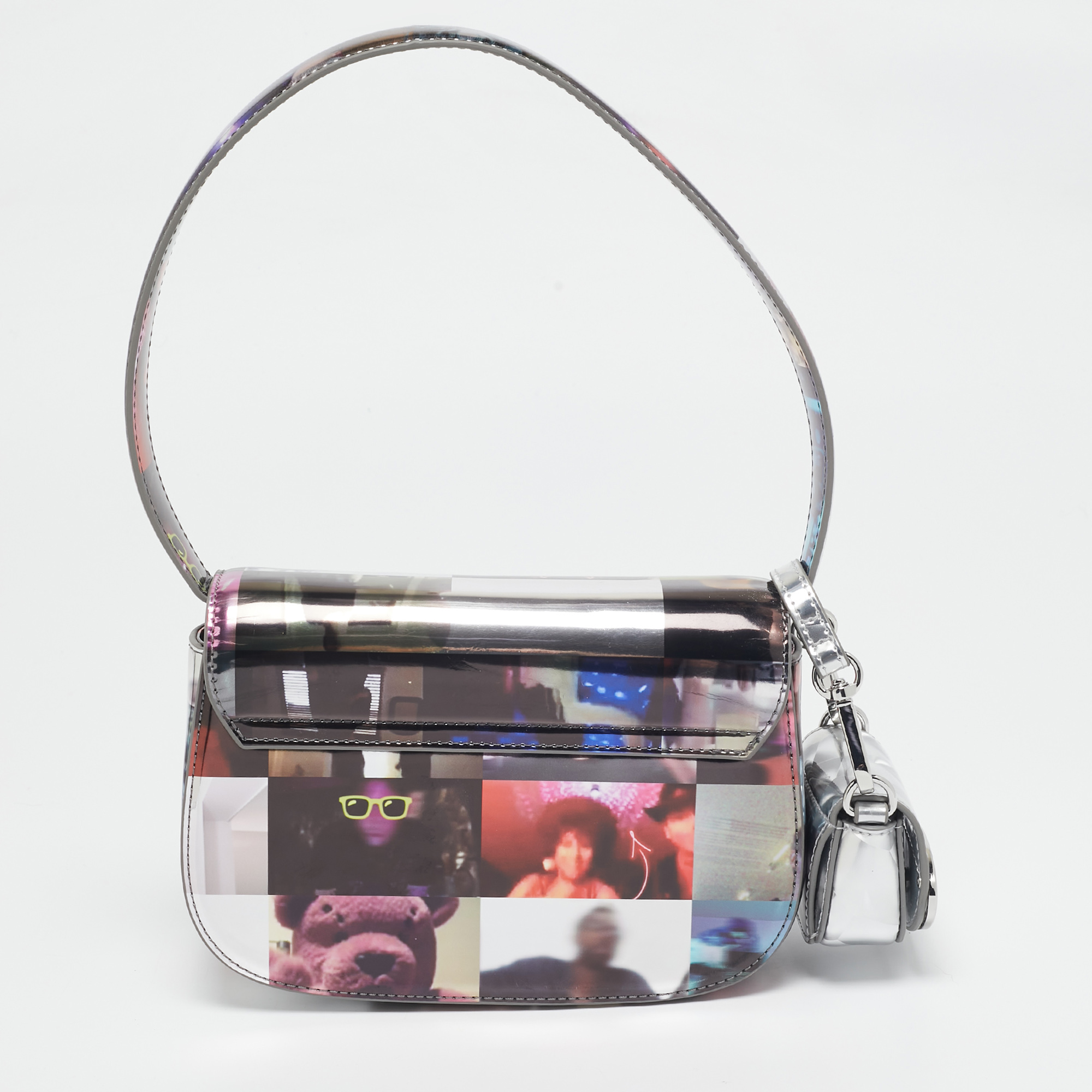 Diesel Multicolor Patent Leather 1DR-Iconic Shoulder Bag 