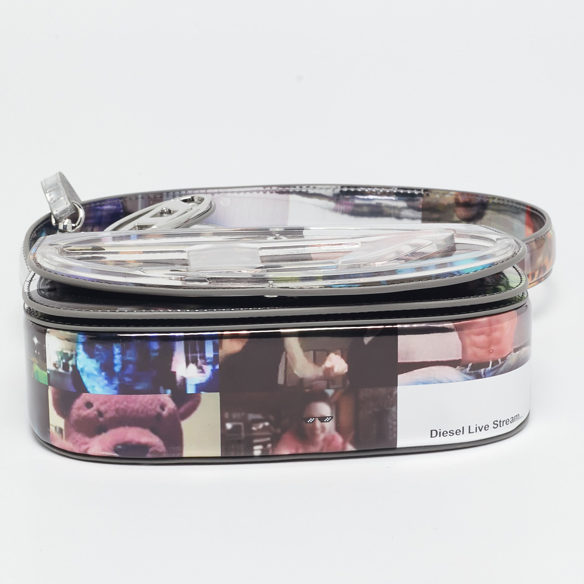 Diesel Multicolor Patent Leather 1DR-Iconic Shoulder Bag 