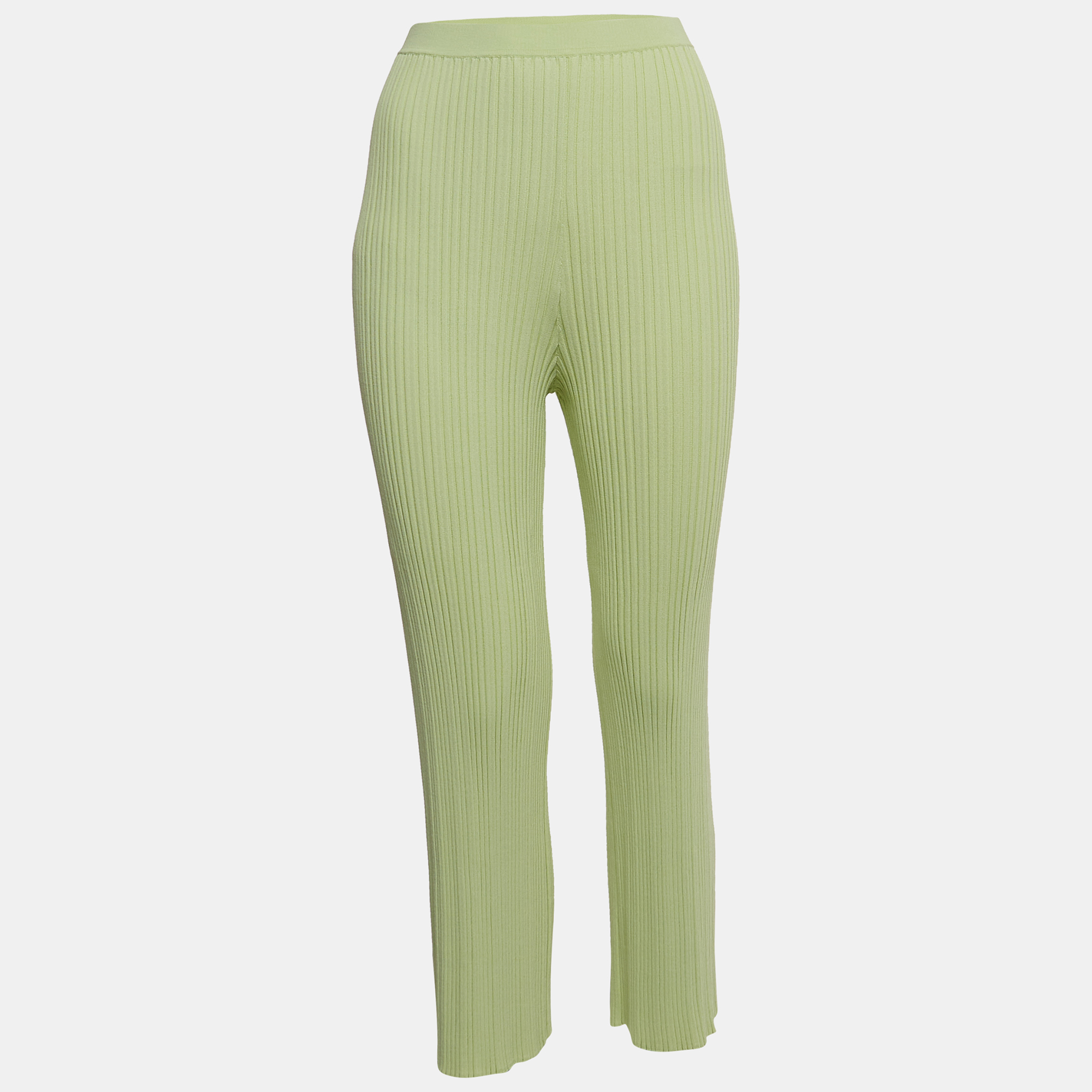 

Dion Lee Mint Green Ribbed Knit Pants M