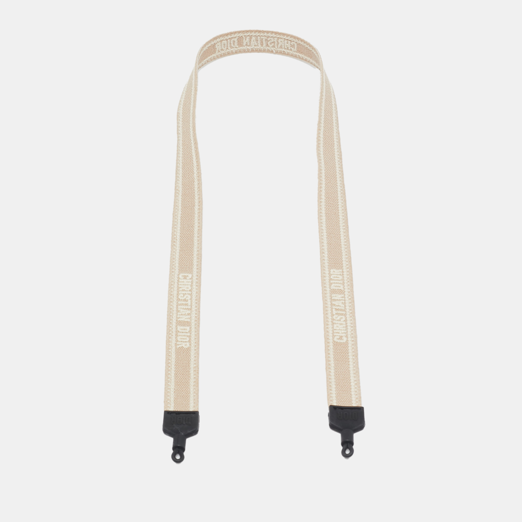 

Dior Beige Logo Embroidered Woven Sunglasses Strap