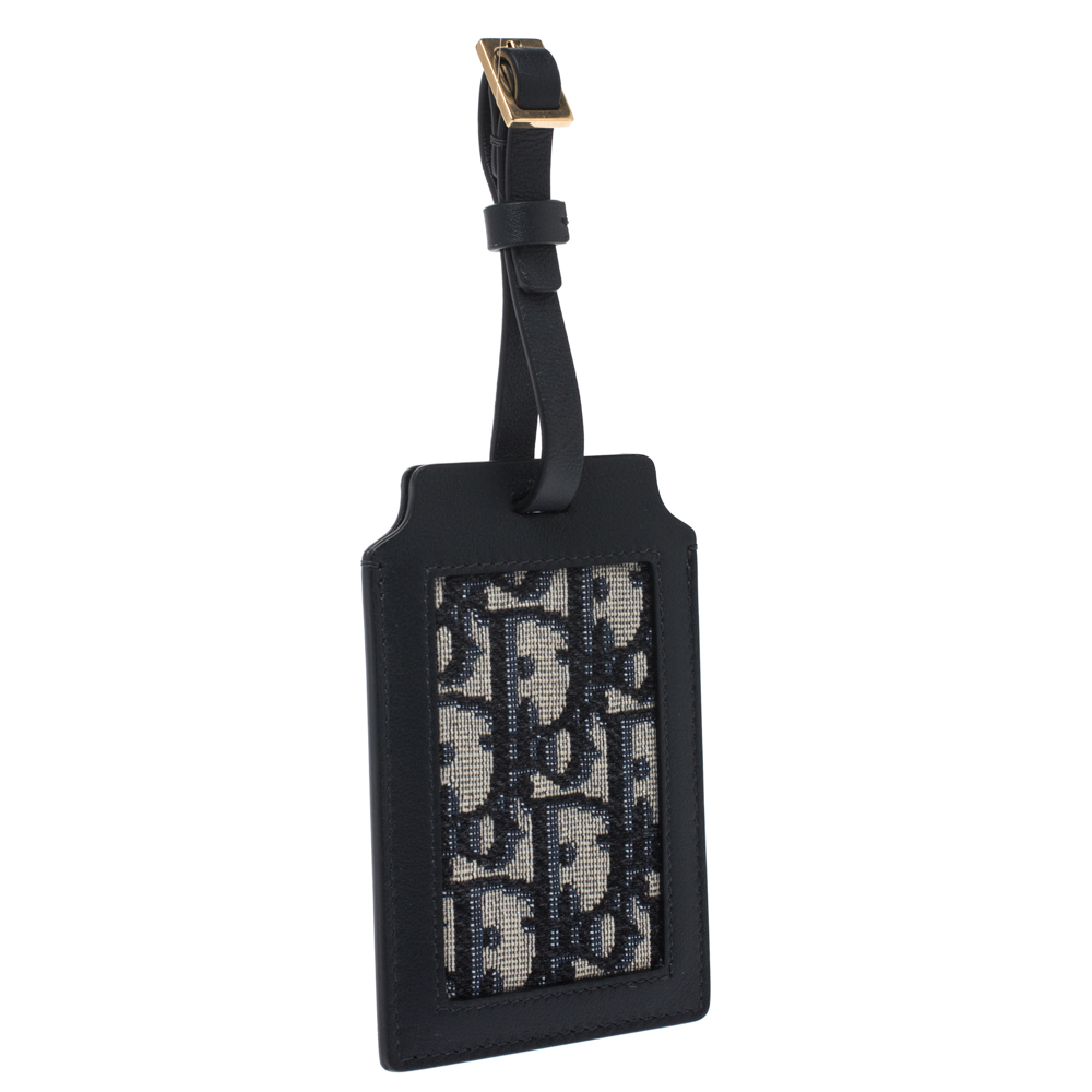dior luggage tag