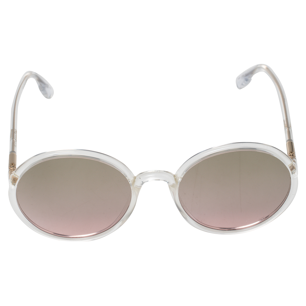 

Dior Clear/Pink 90086 So Stellaire 2 Gradient Round Sunglasses, Multicolor