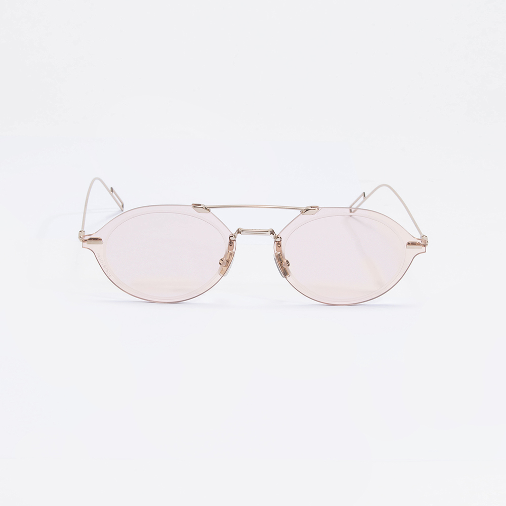 

Dior Gold Chroma 3 Oval Sunglasses, Silver