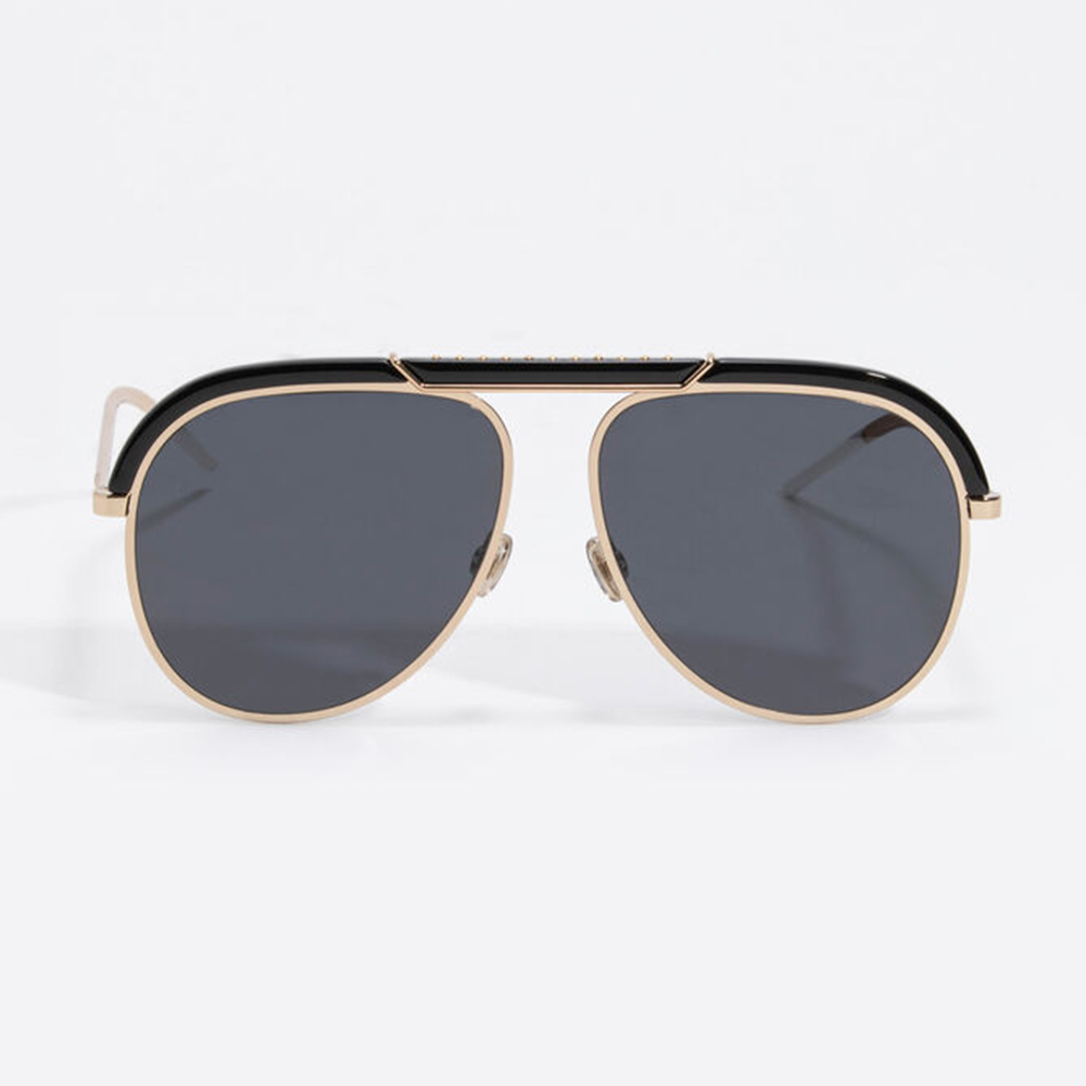 

Dior Black Desertic Mirrored Aviator Sunglasses