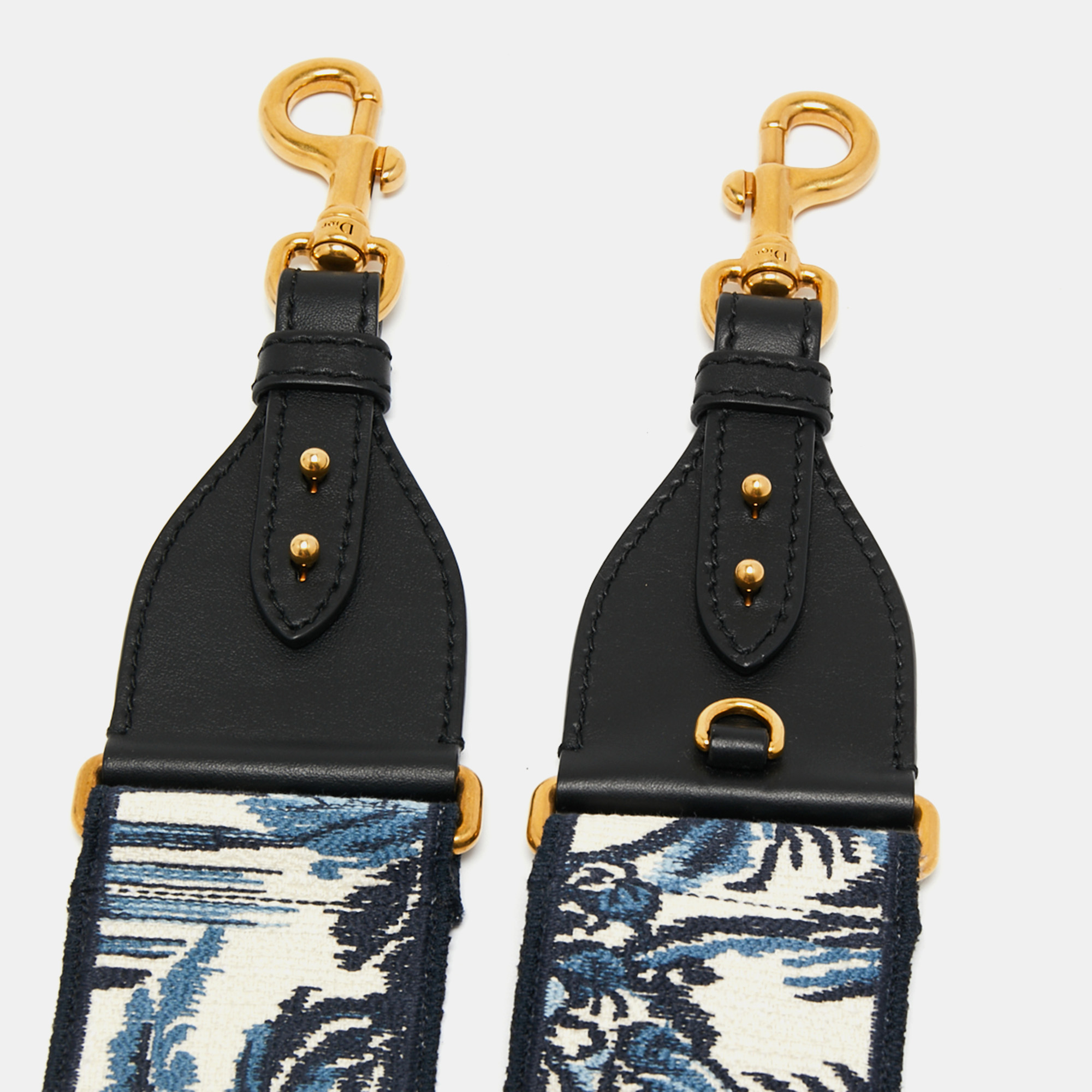 

Dior Multicolor Embroidered Canvas and Leather Shoulder Bag Strap