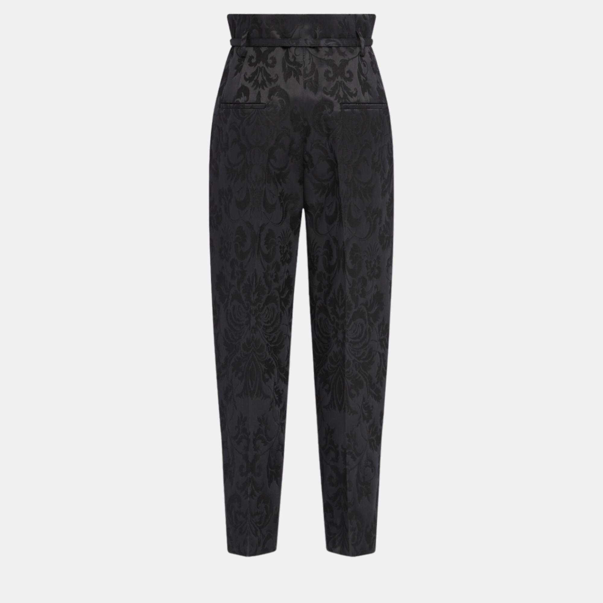 

Christian Dior Black Cotton silk Pants