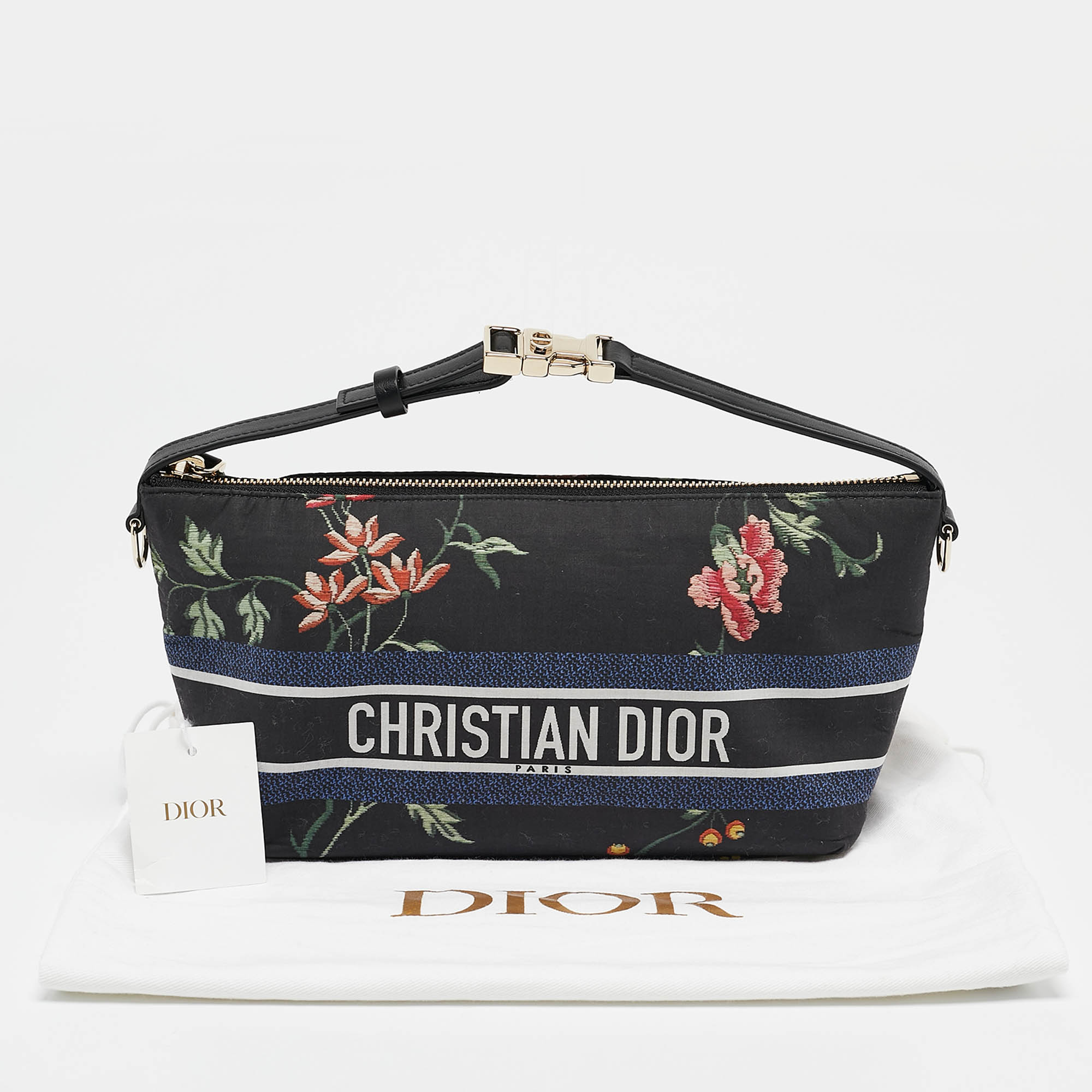 Dior Multicolor Printed Fabric DiorTravel Nomad Pouch 