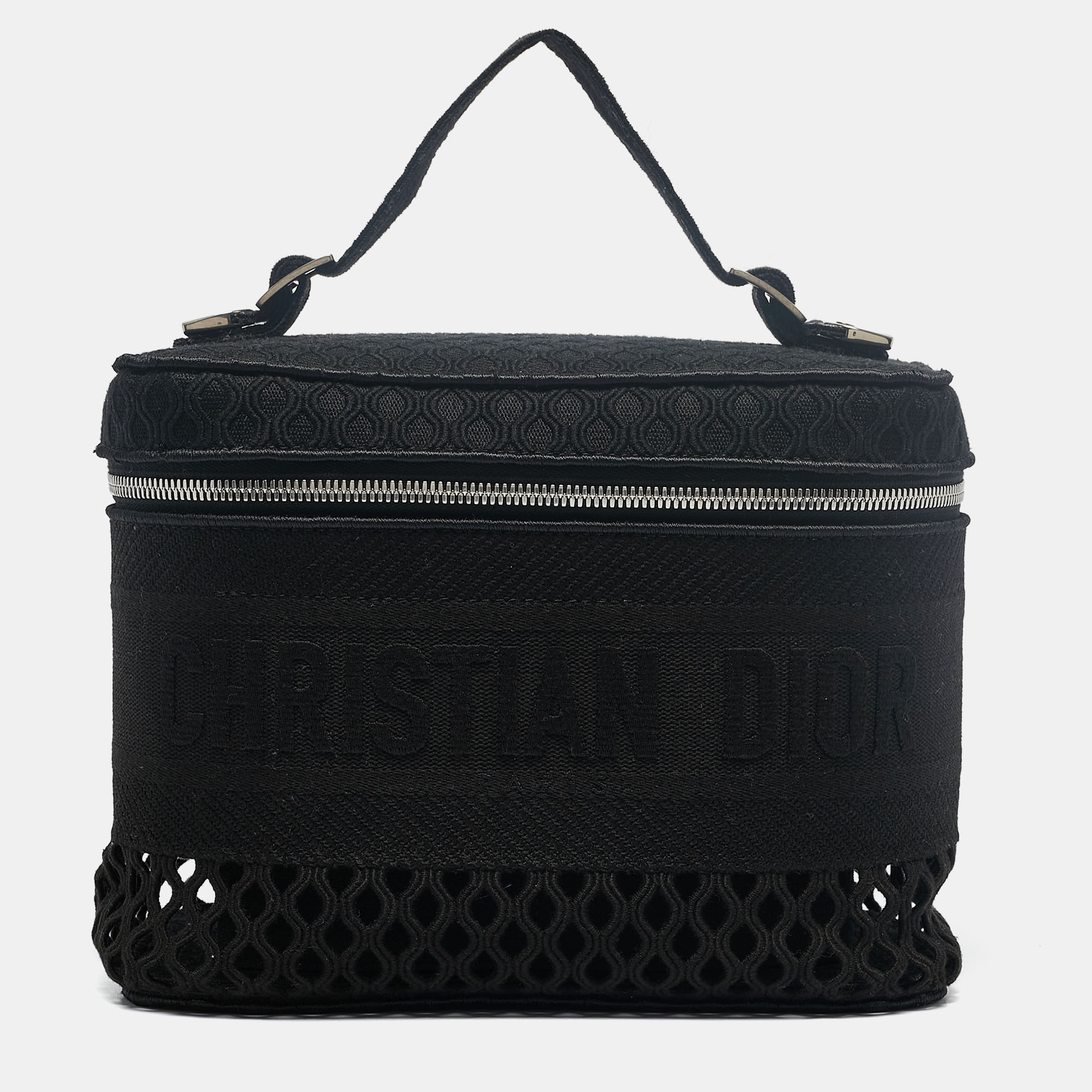 

Dior Black Canvas Embroidered DiorTravel Vanity Case