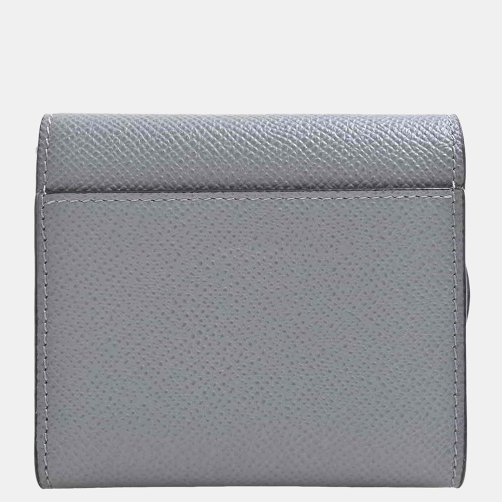 

Dior Grey Leather Saddle Lotus Wallet