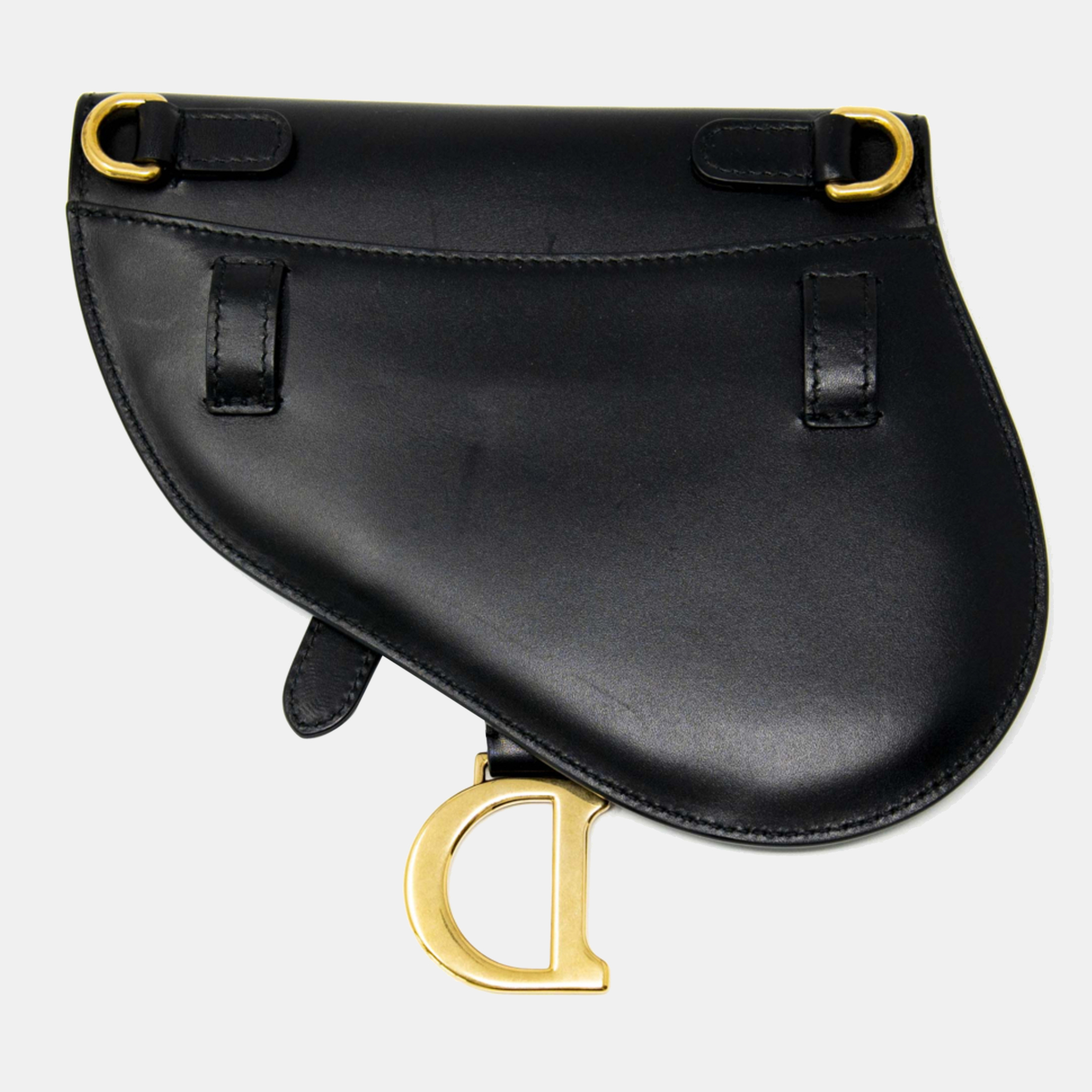 

Dior SADDLE Black Calfskin BELT POUCH S5632CBAA900U