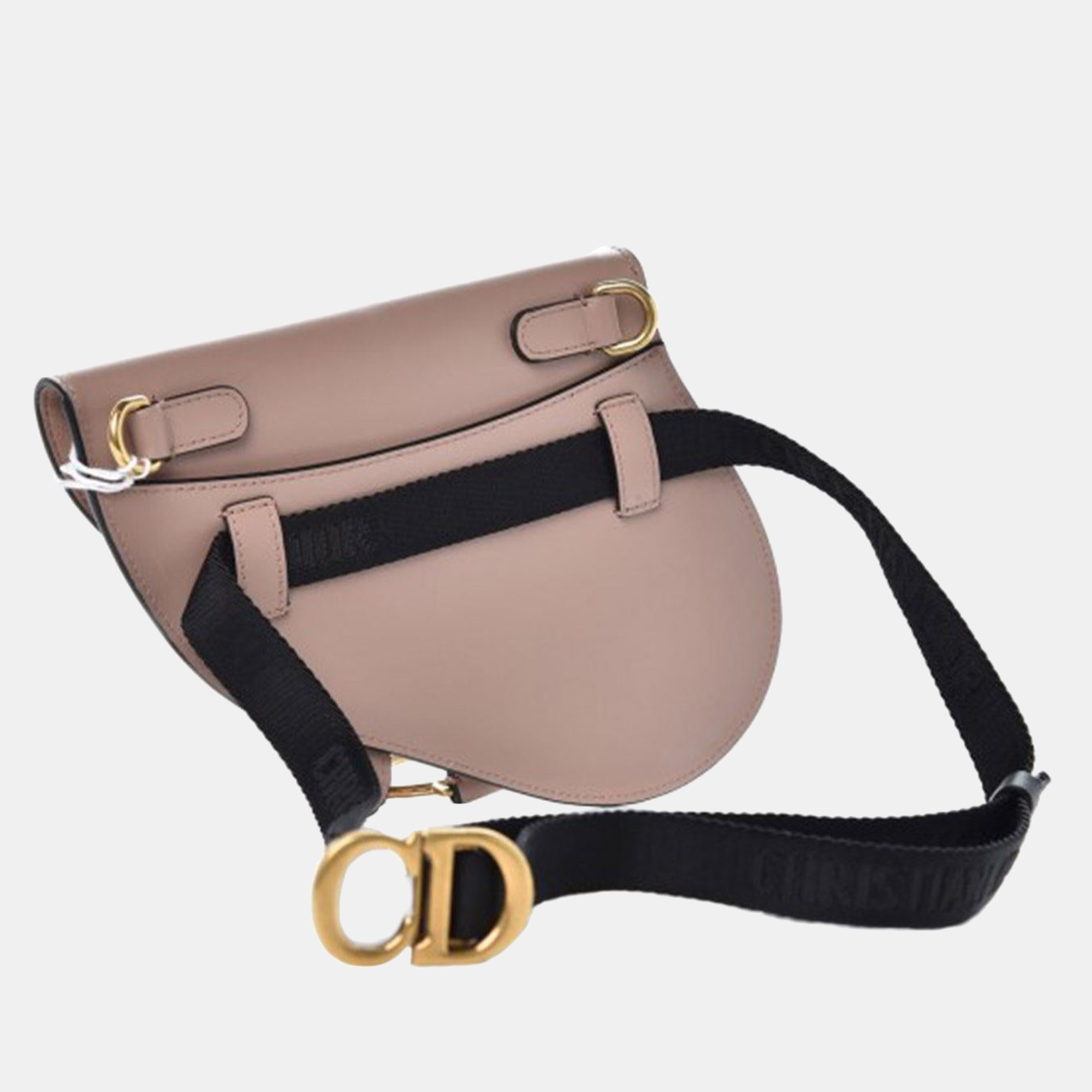 

Dior Blush Ultramatte Calfskin SADDLE FLAT BELT POUCH S5632ILLO50PU, Beige