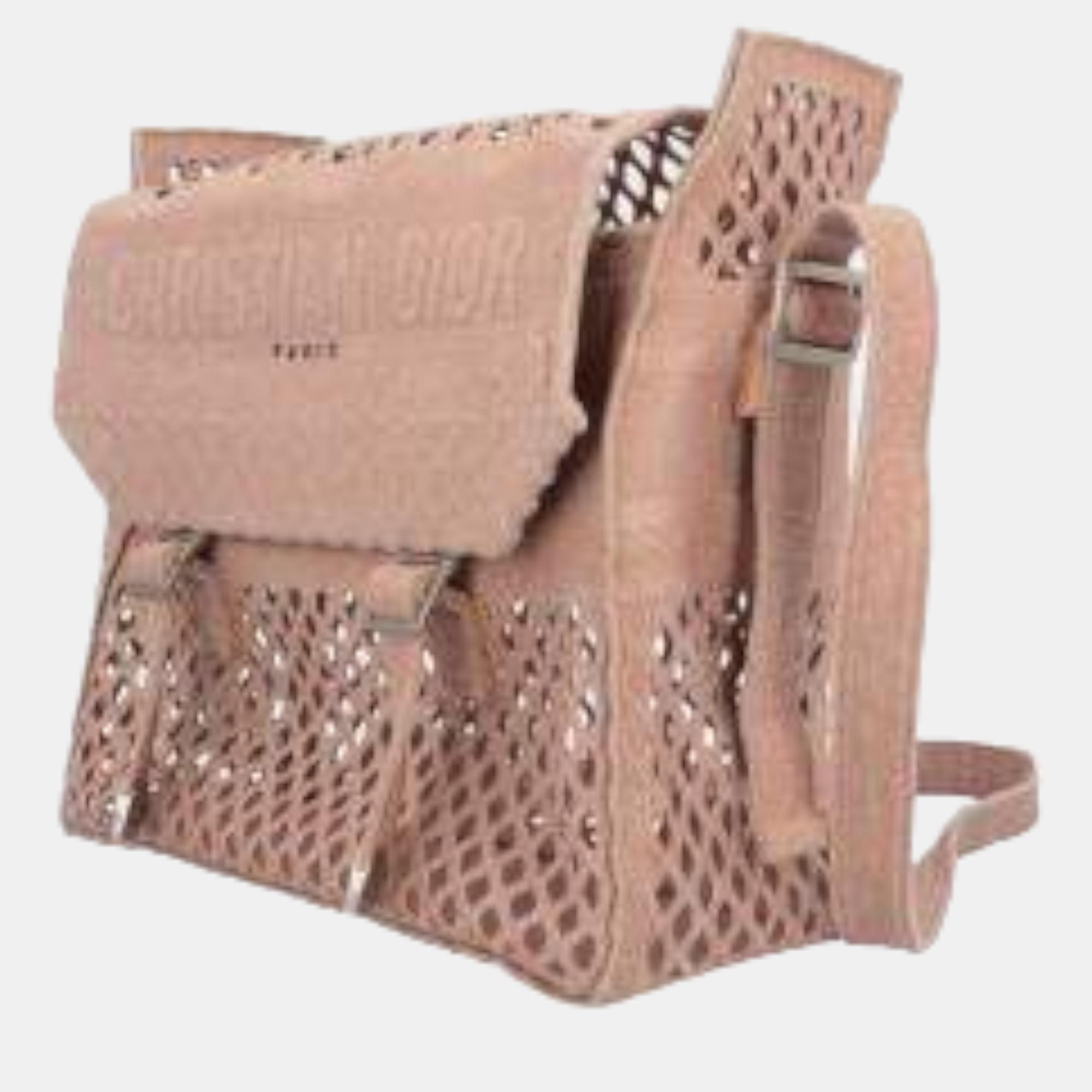 

DIORCAMP Pink Fishnet Embroidery BAG M1291VWRA912U