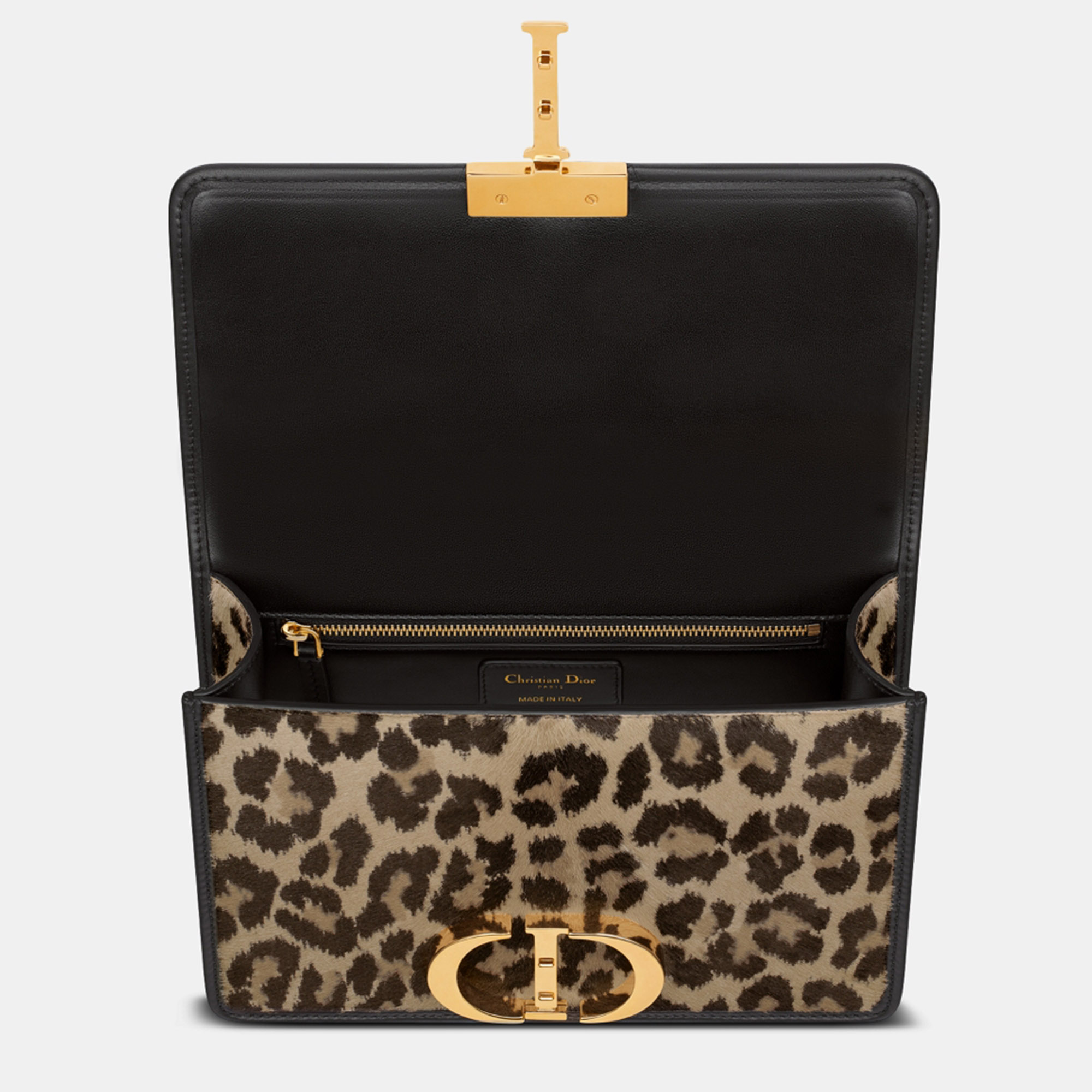 DIOR Beige Multicolor Mizza Pony-Hair Calfskin 30 MONTAIGNE BAG M9203UZAB918U 