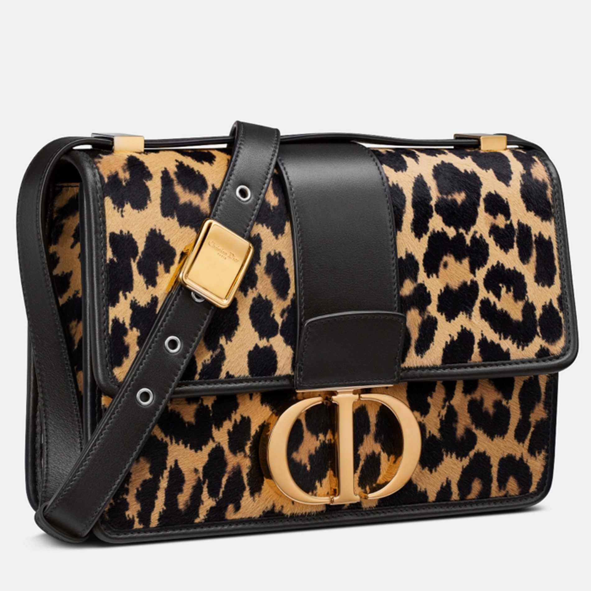 DIOR Beige Multicolor Mizza Pony-Hair Calfskin 30 MONTAIGNE BAG M9203UZAB918U 