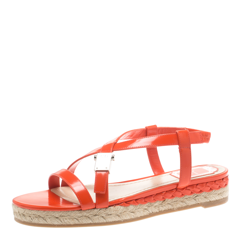 dior flat sandals