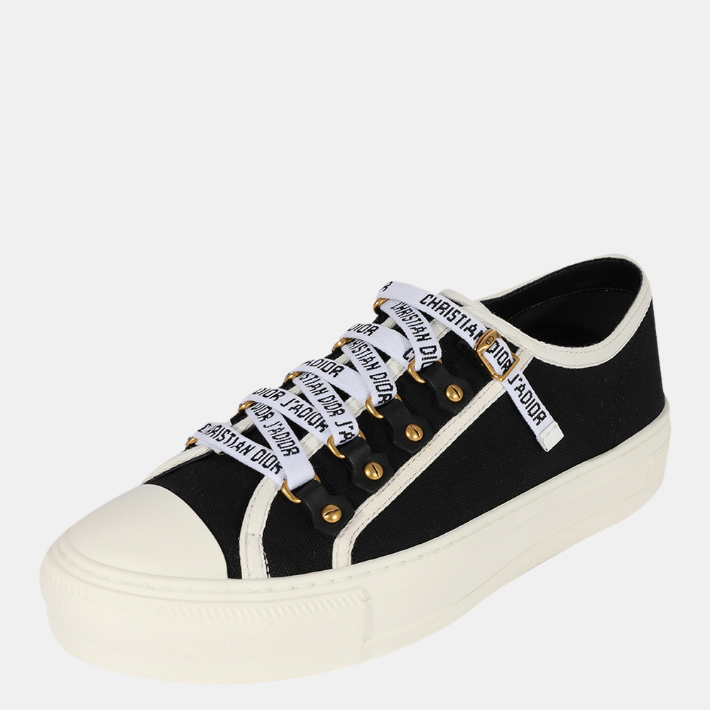 

Dior Black Cotton Canvas Woman's Walk'N'Dior Sneaker EU