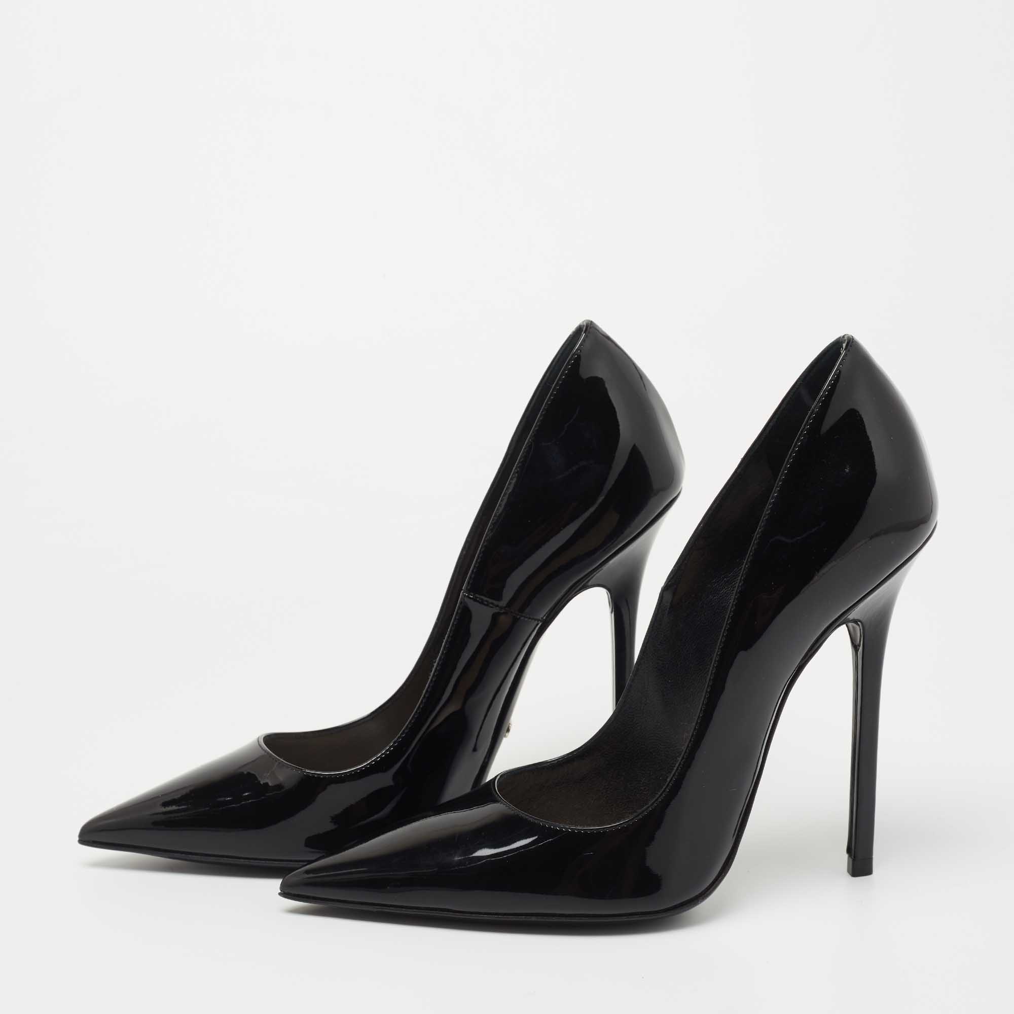 

Dior Black Patent Leather Pointed Toe Pumps Size
