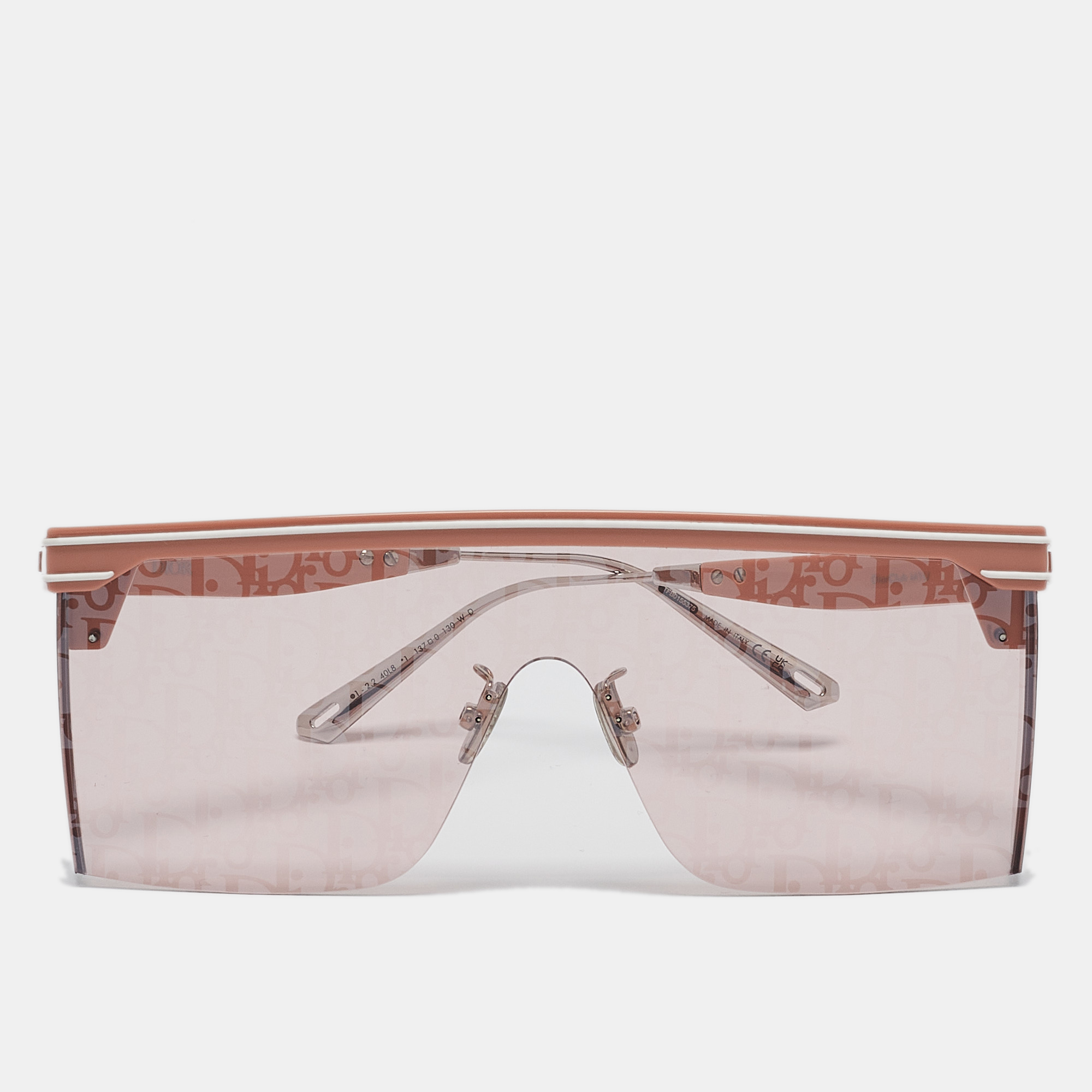 

Dior Pink DiorClub M1U Oblique Shield Sunglasses