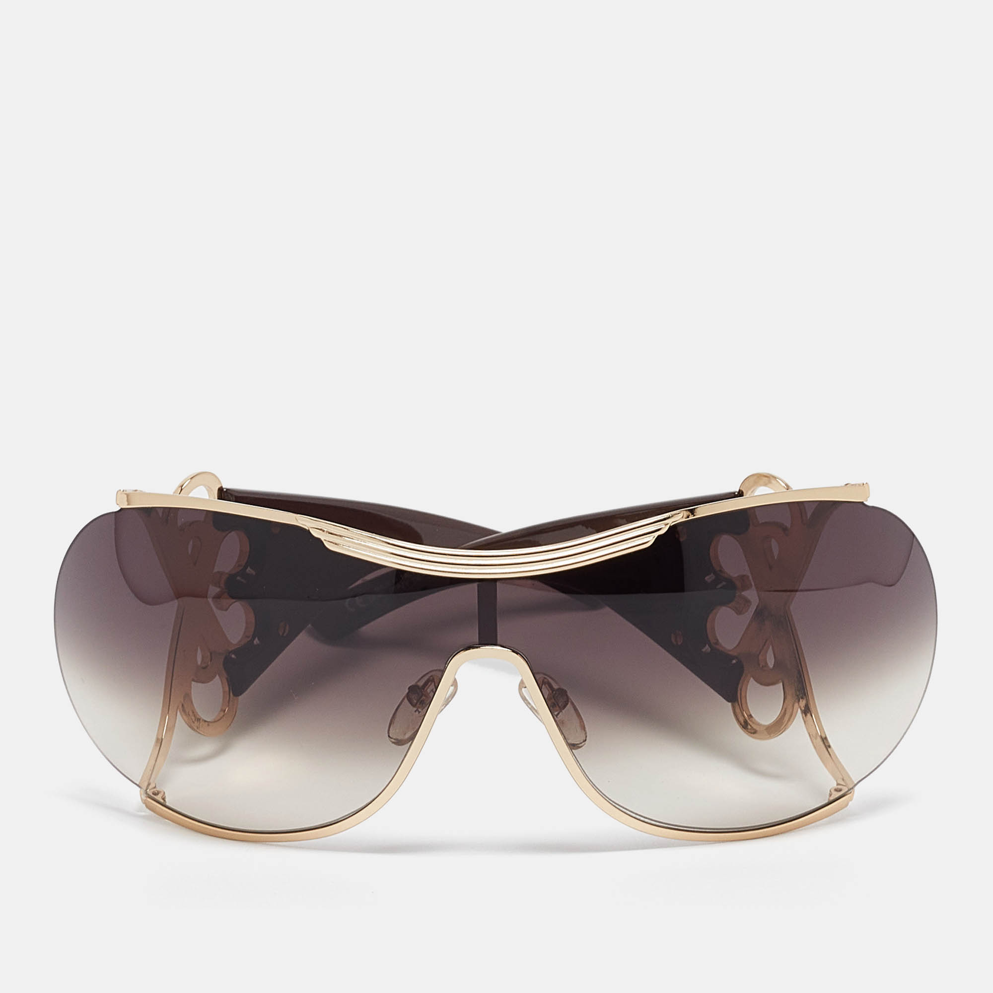 

Dior Brown Gradient Diori Shield Sunglasses