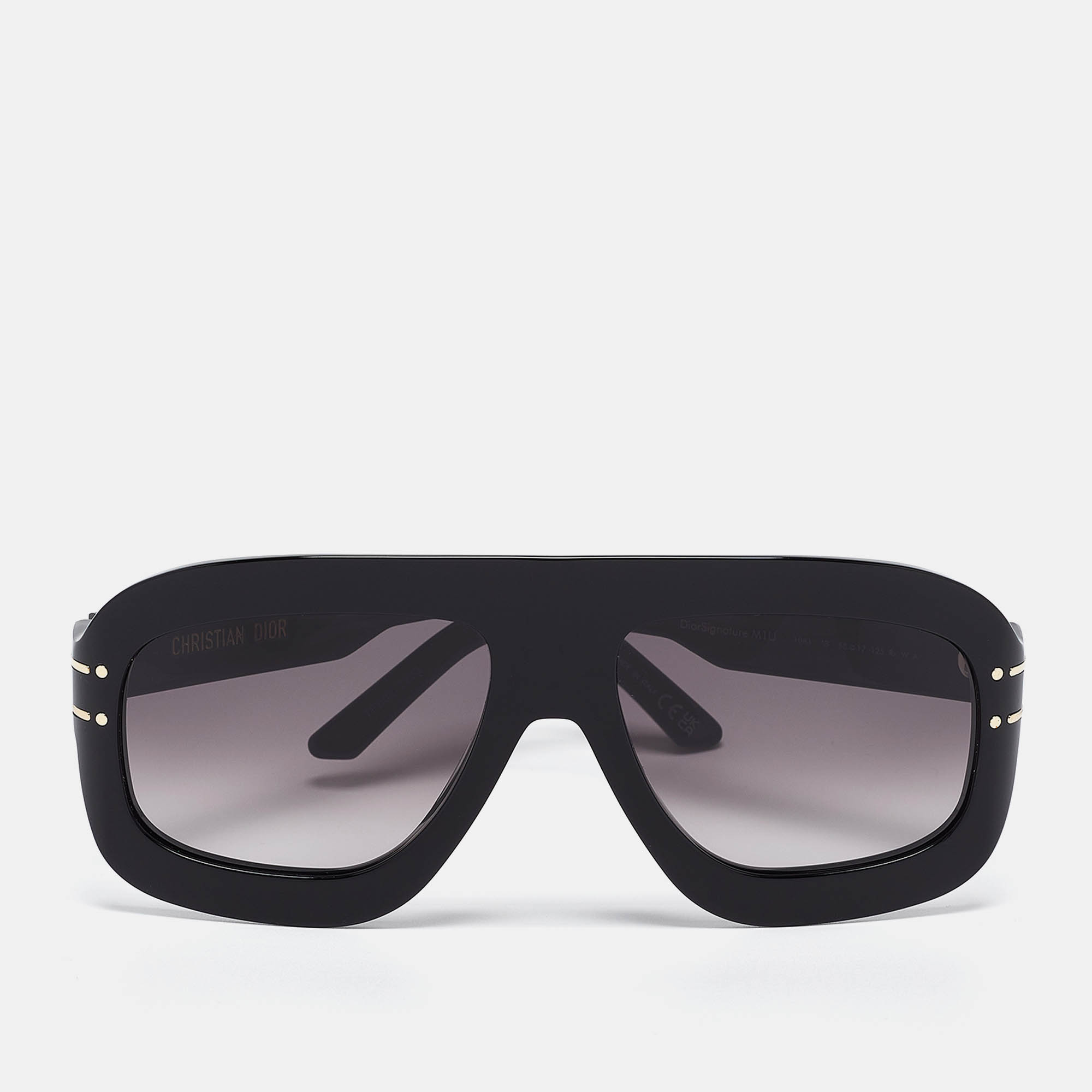

Dior Black Gradient DiorSignature M1U Aviator Sunglasses