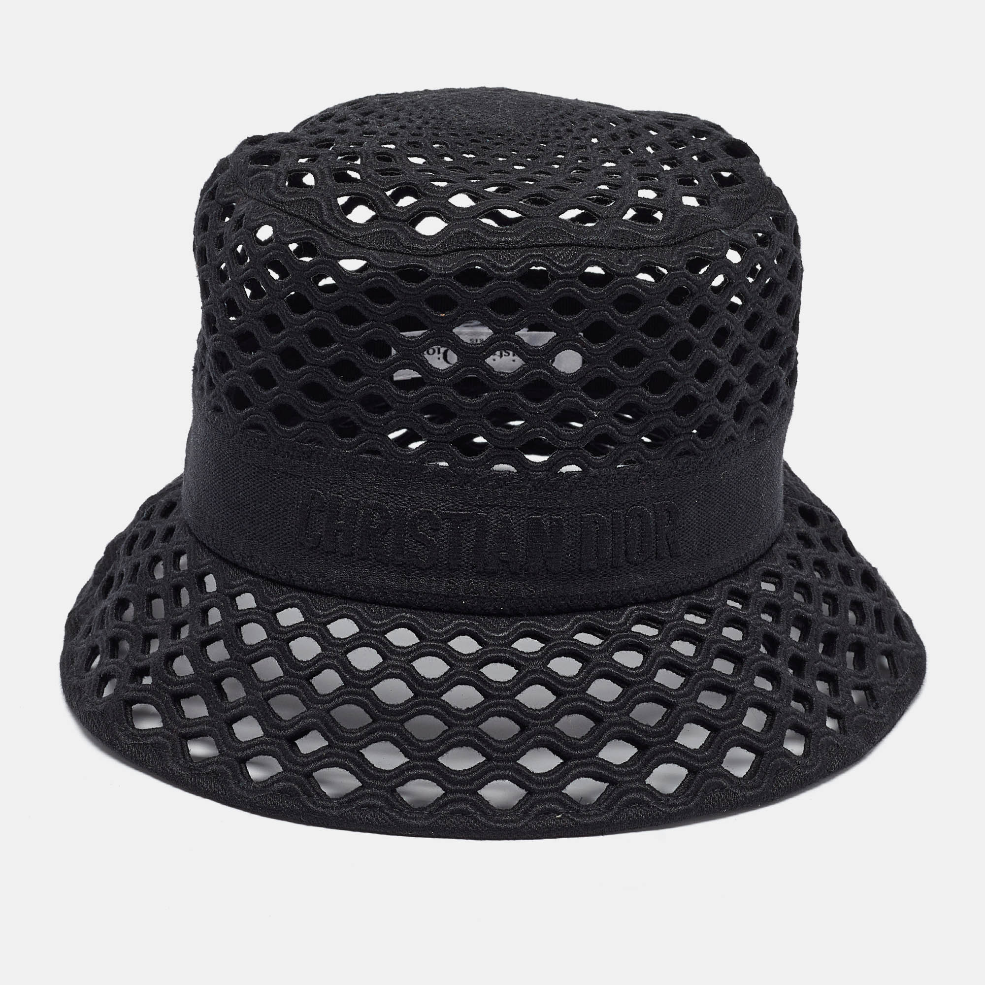 Dior Black Mesh Bucket Hat 