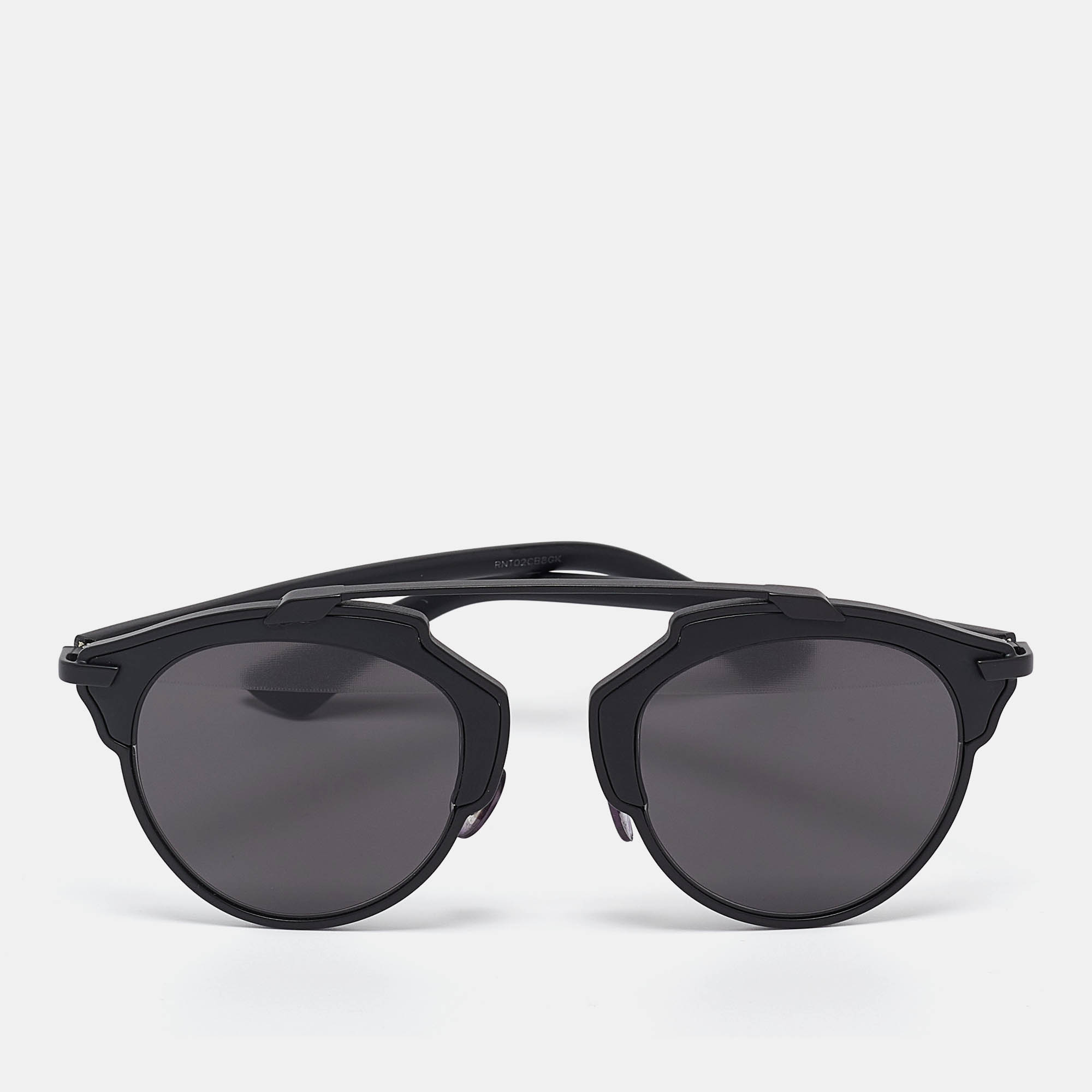 

Dior Matt Black RLSLY DiorSoReal Aviator Sunglasses