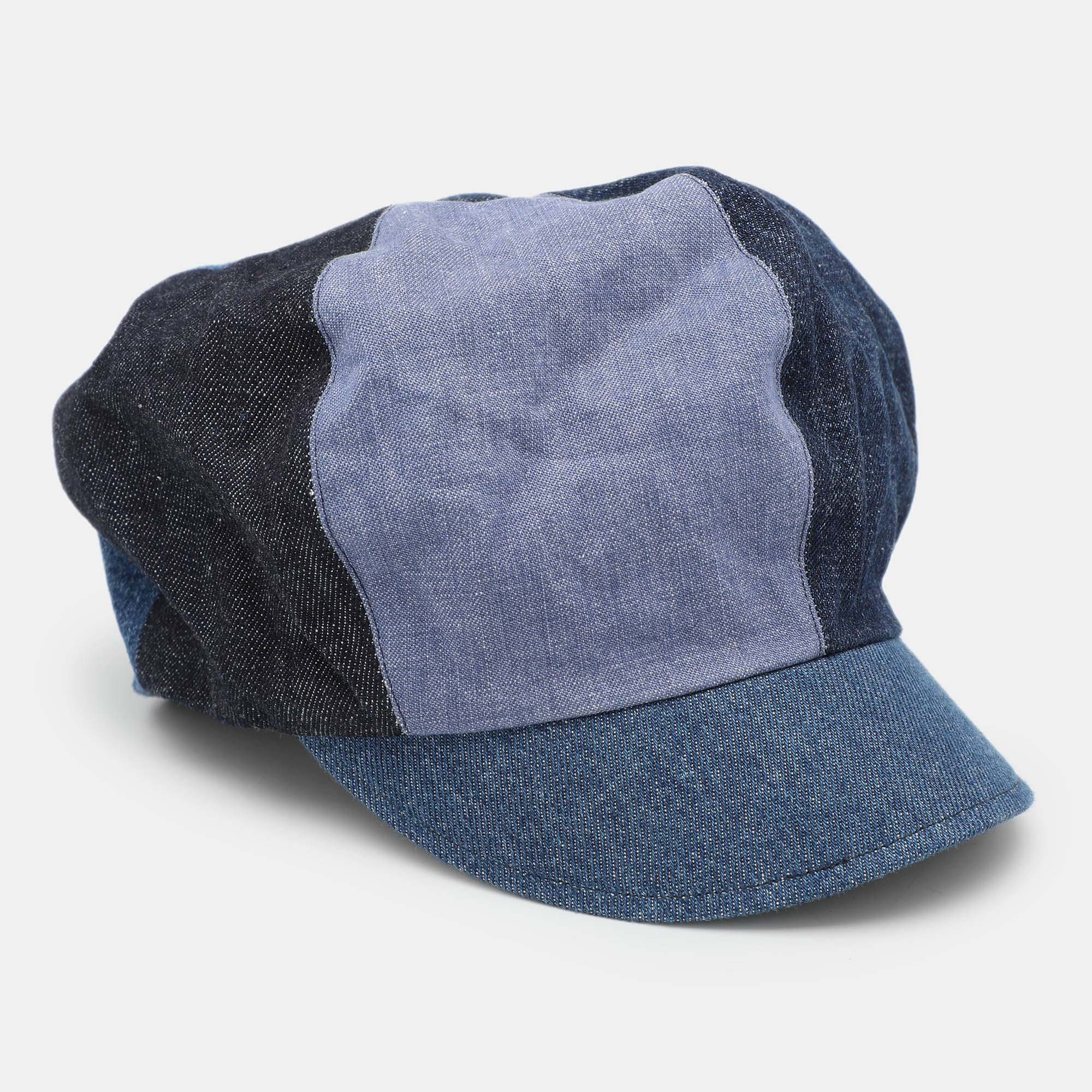 

Dior Blue Denim Patchwork Baker Boy Hat