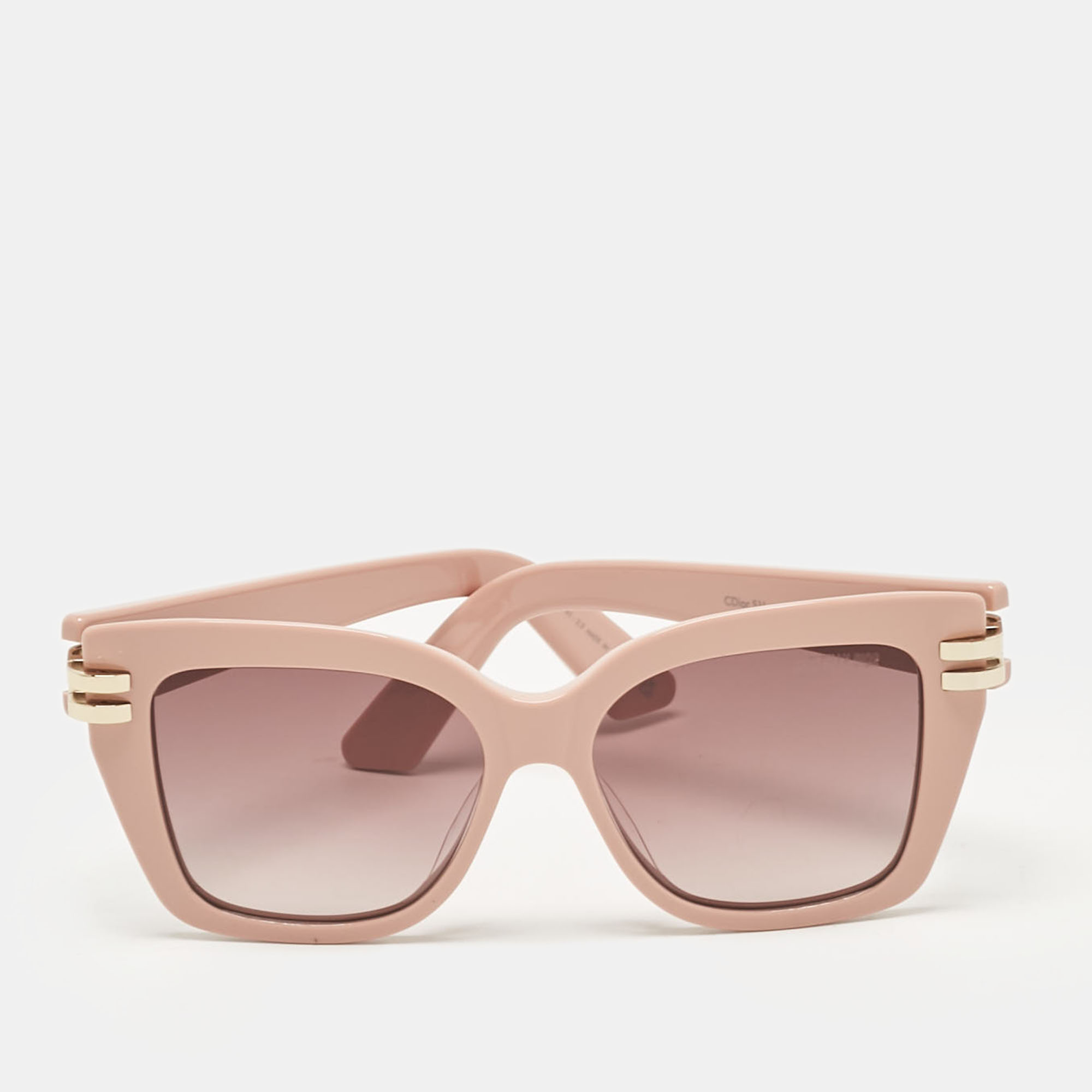 Pre-owned Dior S1i Cat Eye Sunglasses In Pink