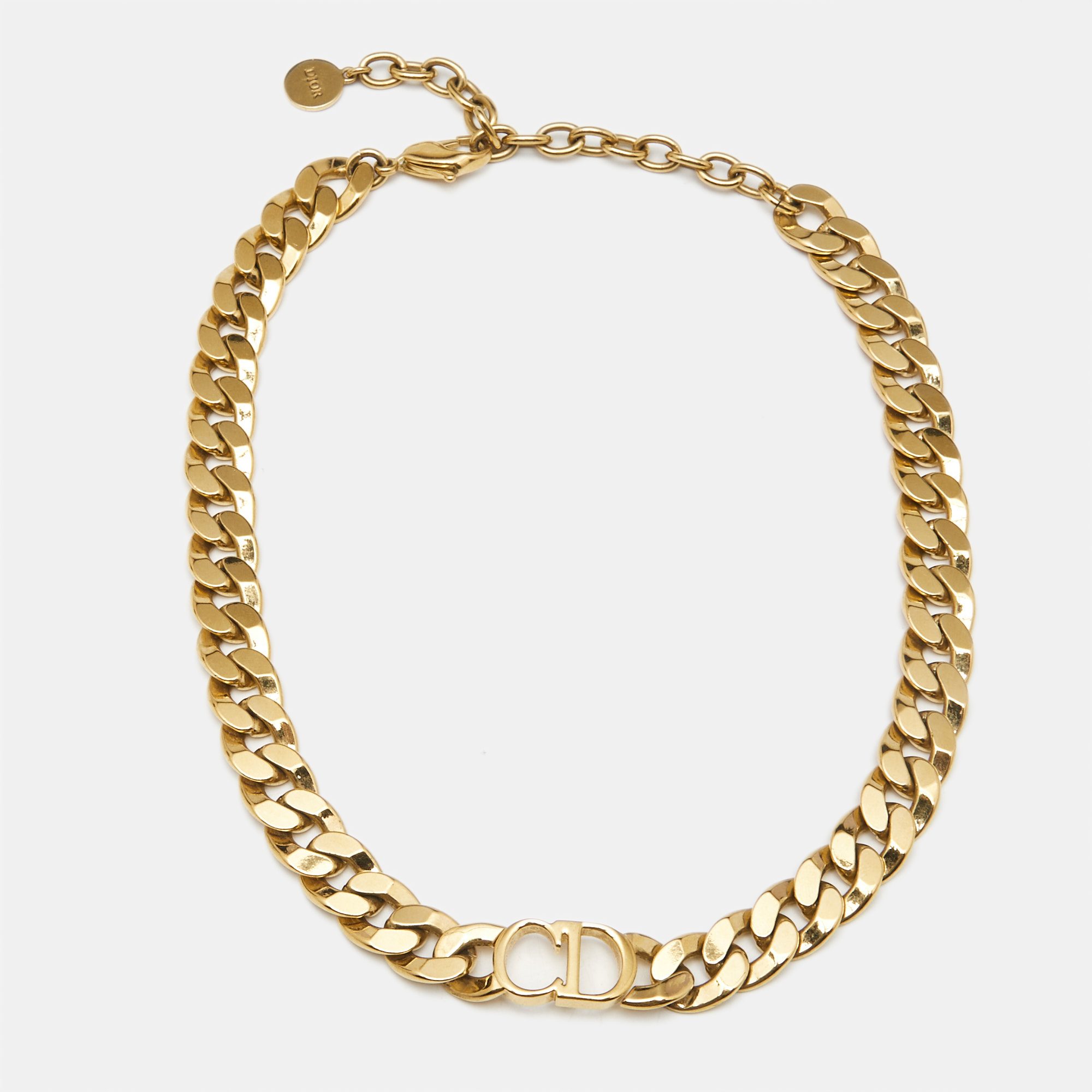 

Dior Danseuse Etoile Gold Tone Choker Necklace