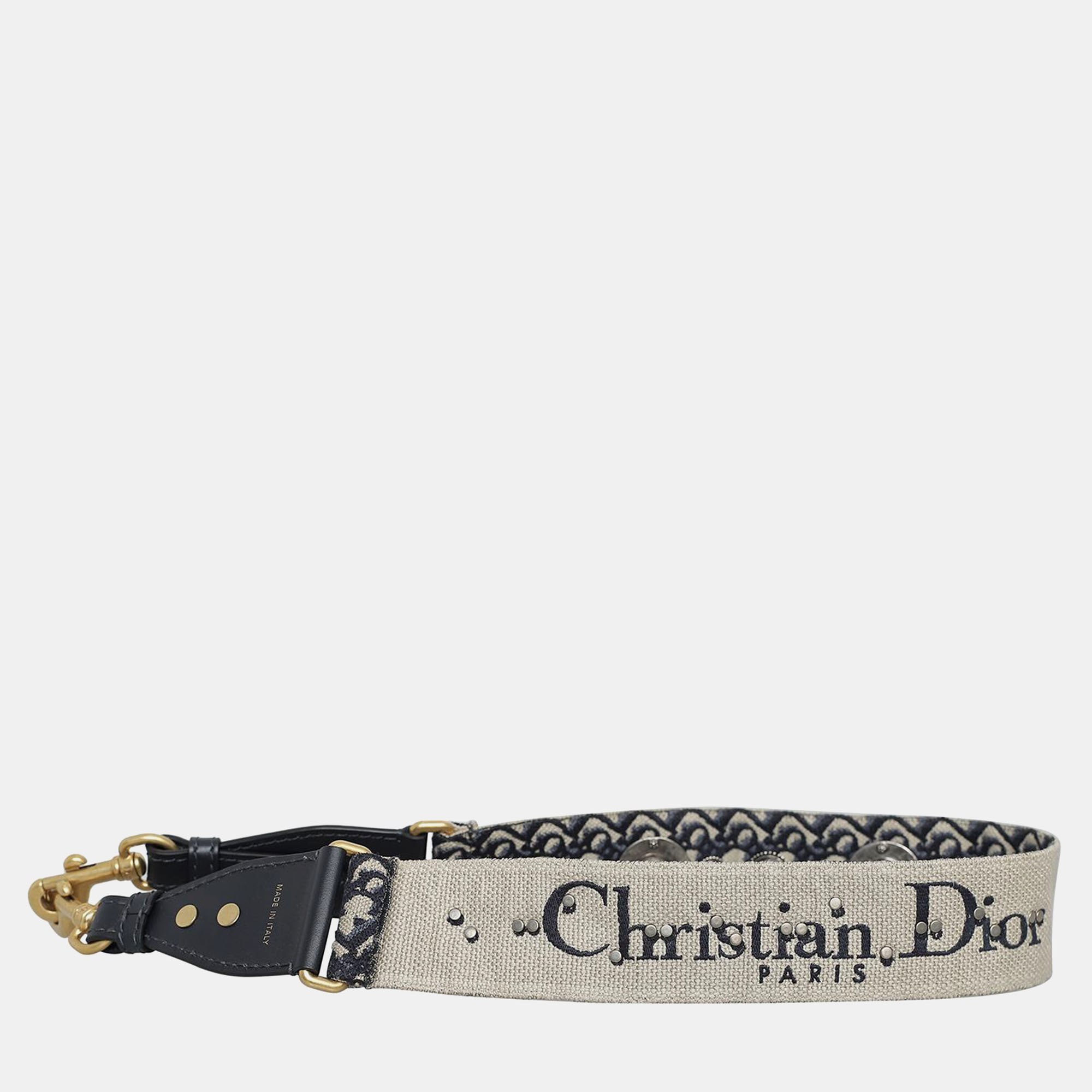 Christian Dior Studded Jacquard Strap