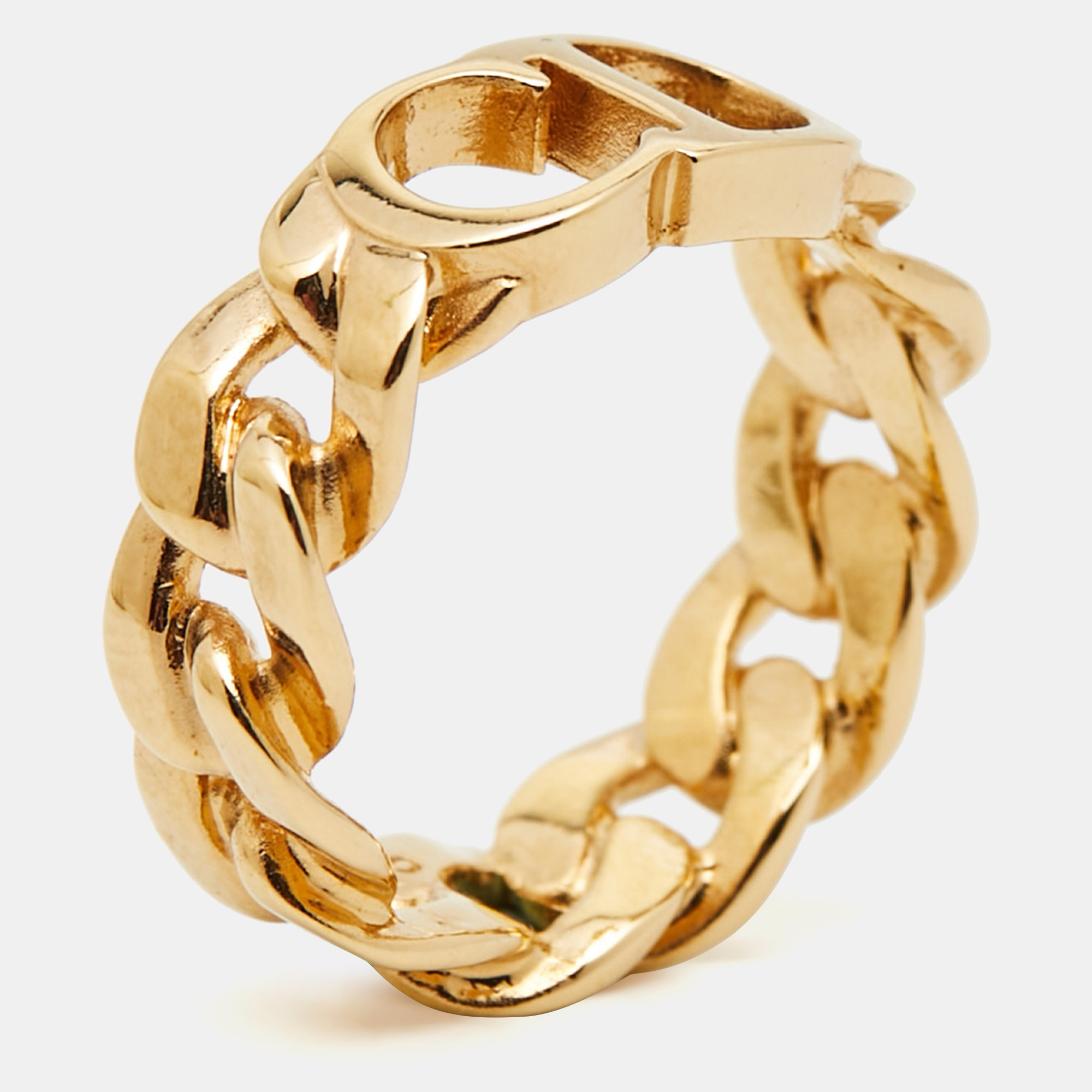 

Dior Danseuse Etoile Gold Tone Ring Size