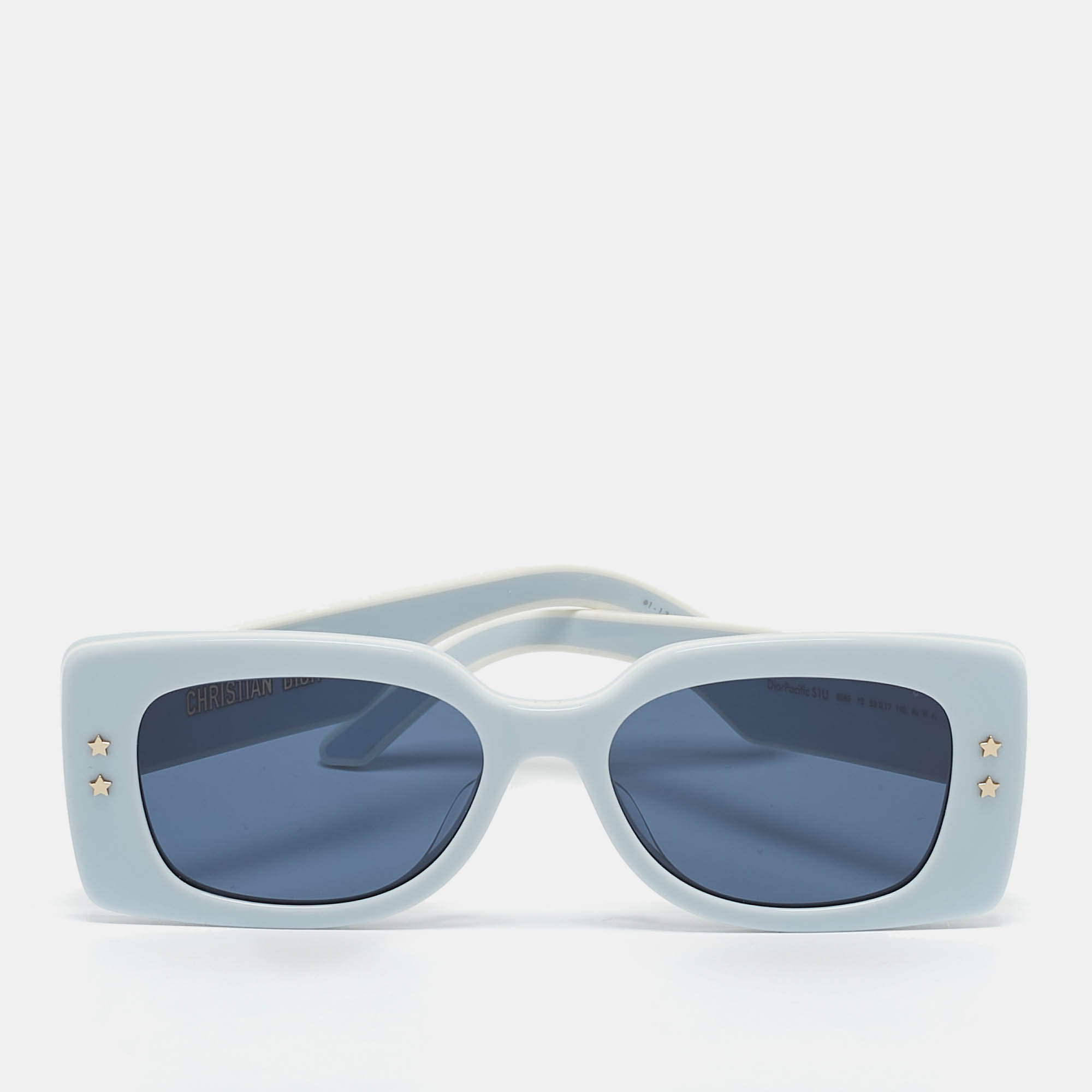 

Dior Blue/White DiorPacificS 1U Rectangular Sunglasses