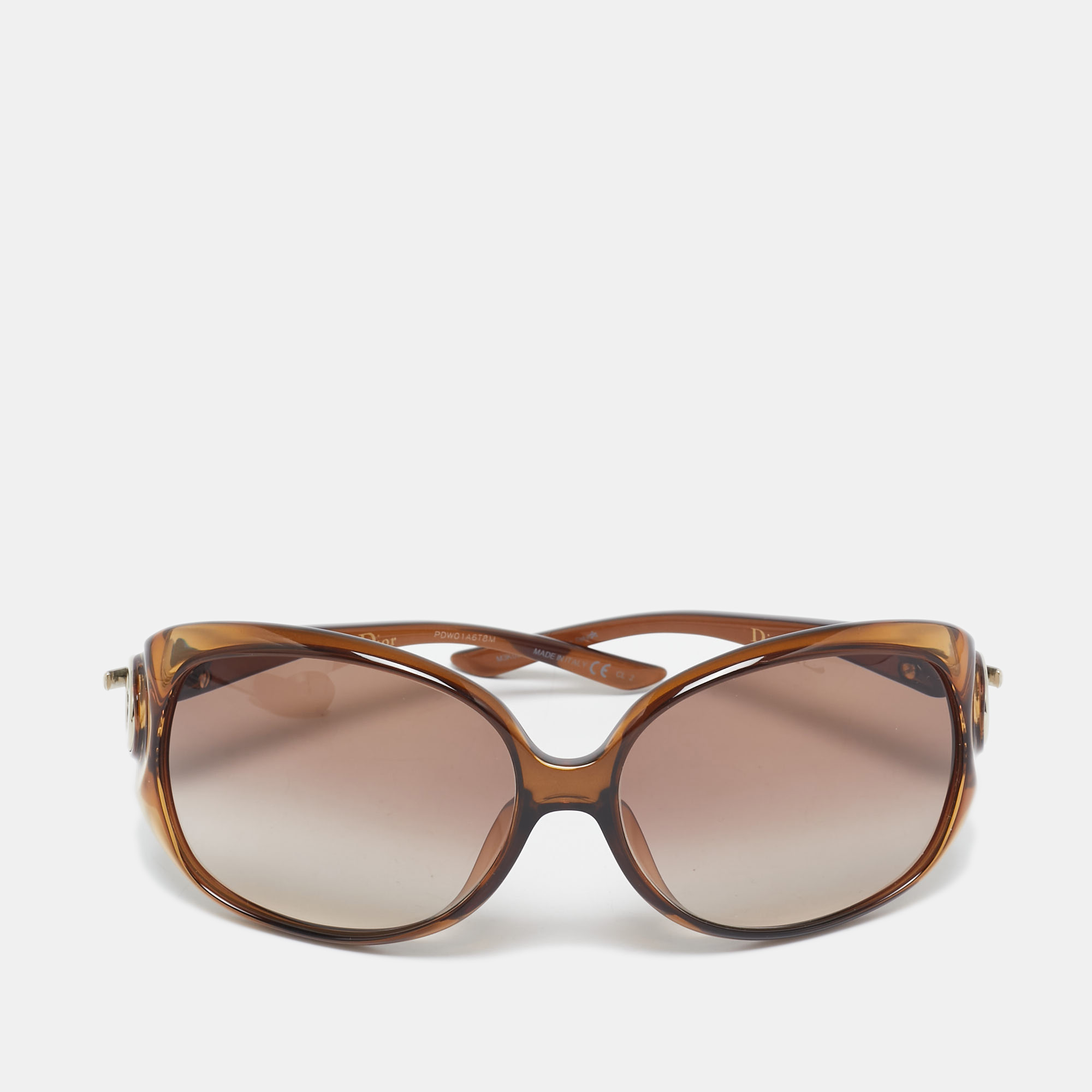 

Dior Brown Gradient DiorLady1 SF Oval Sunglasses