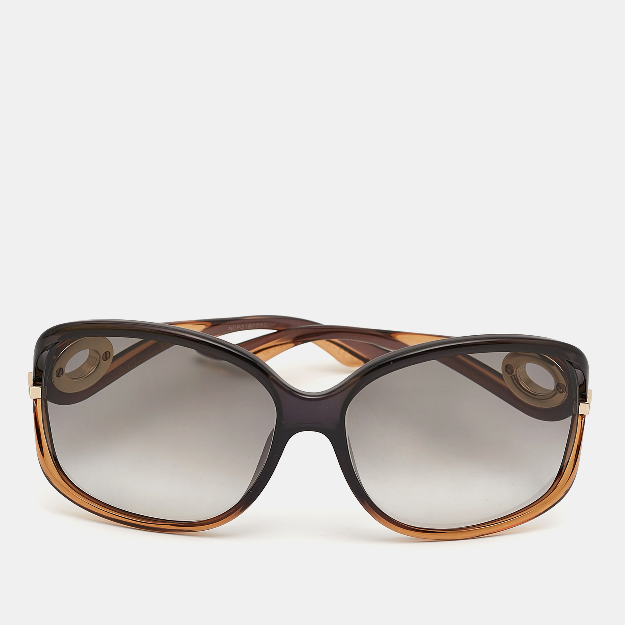 

Dior Black/Brown Gradient Volute2 Oversized Sunglasses