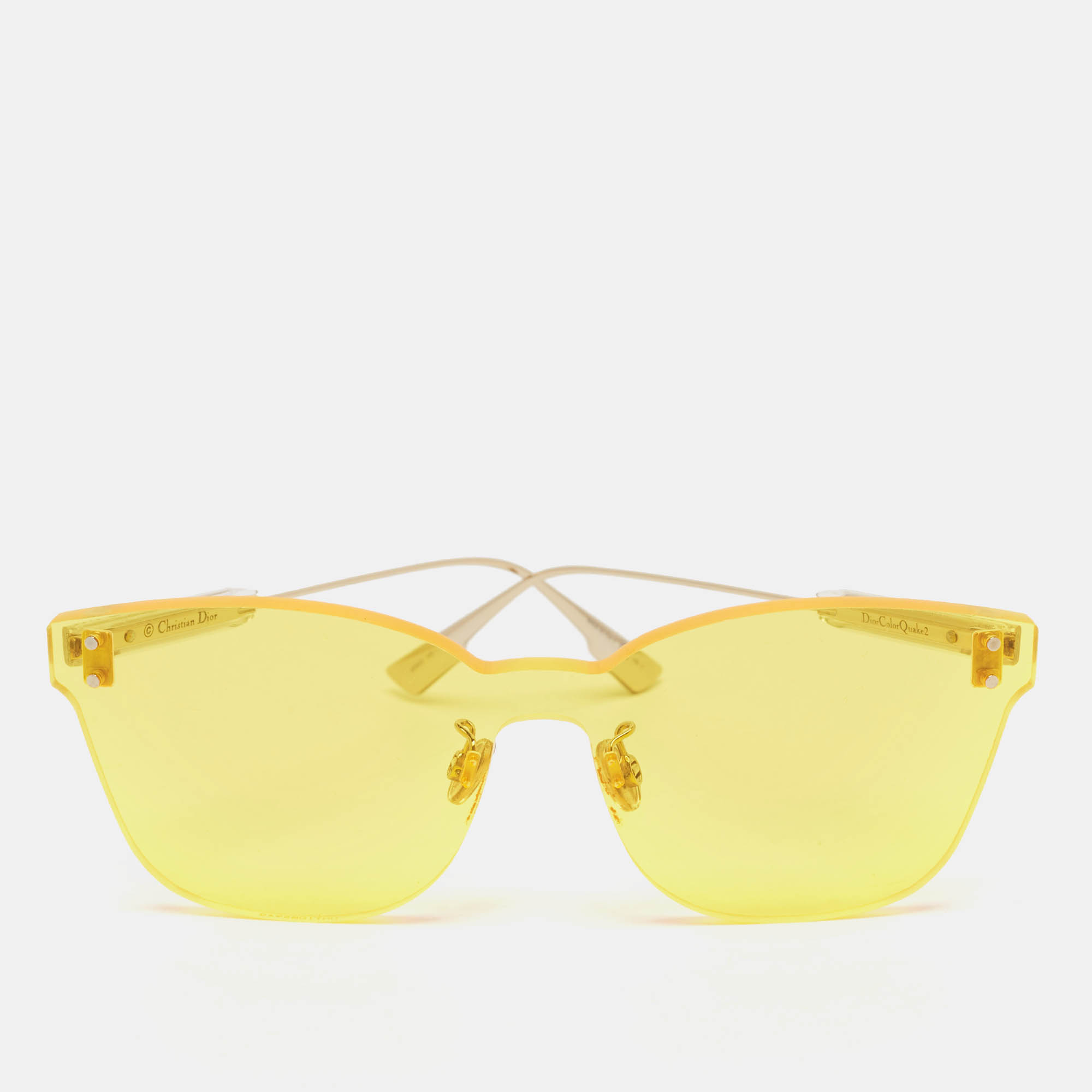 

Dior Yellow /Gold Dior Color Quake Square Sunglasses