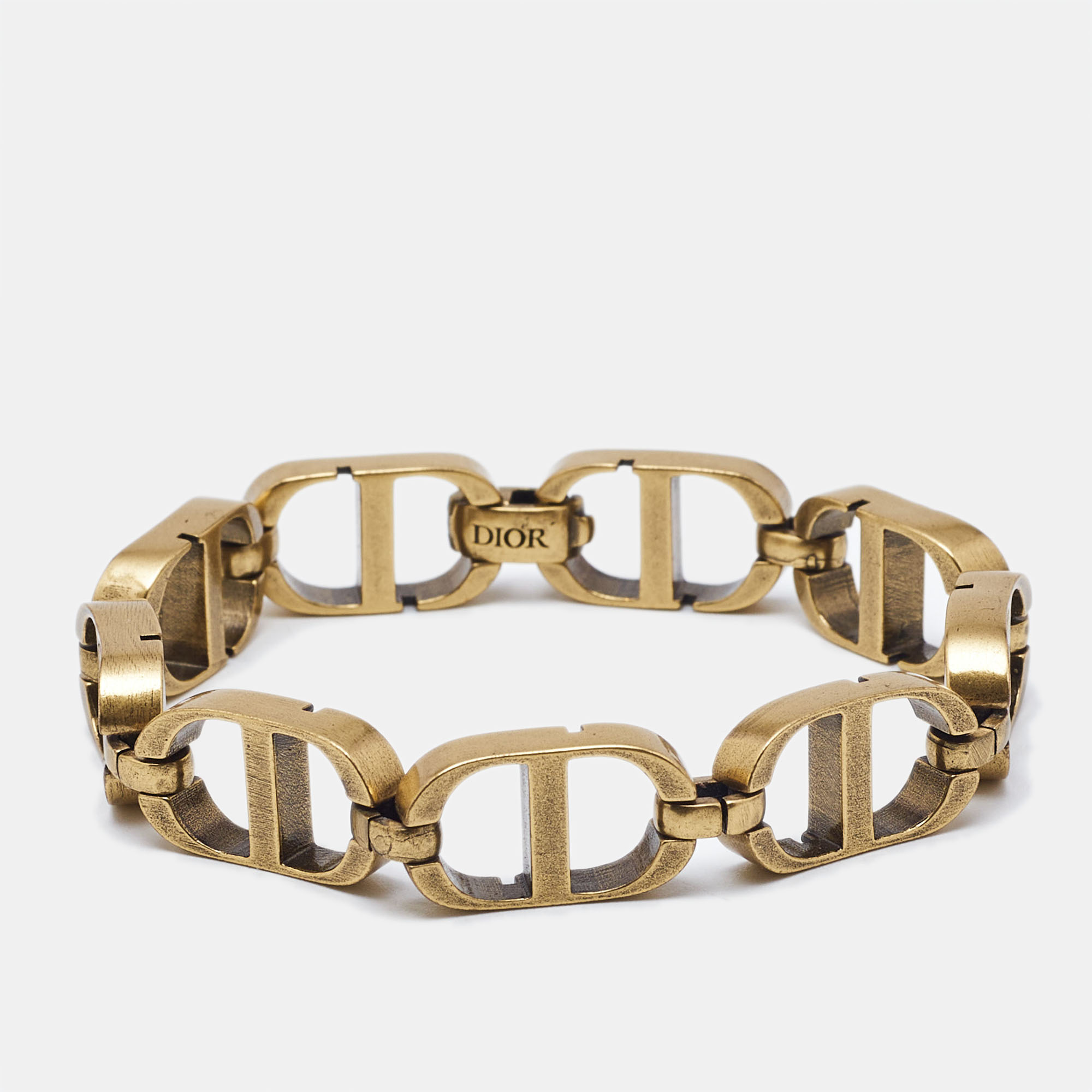 

Dior CD Gold Tone Link Bracelet