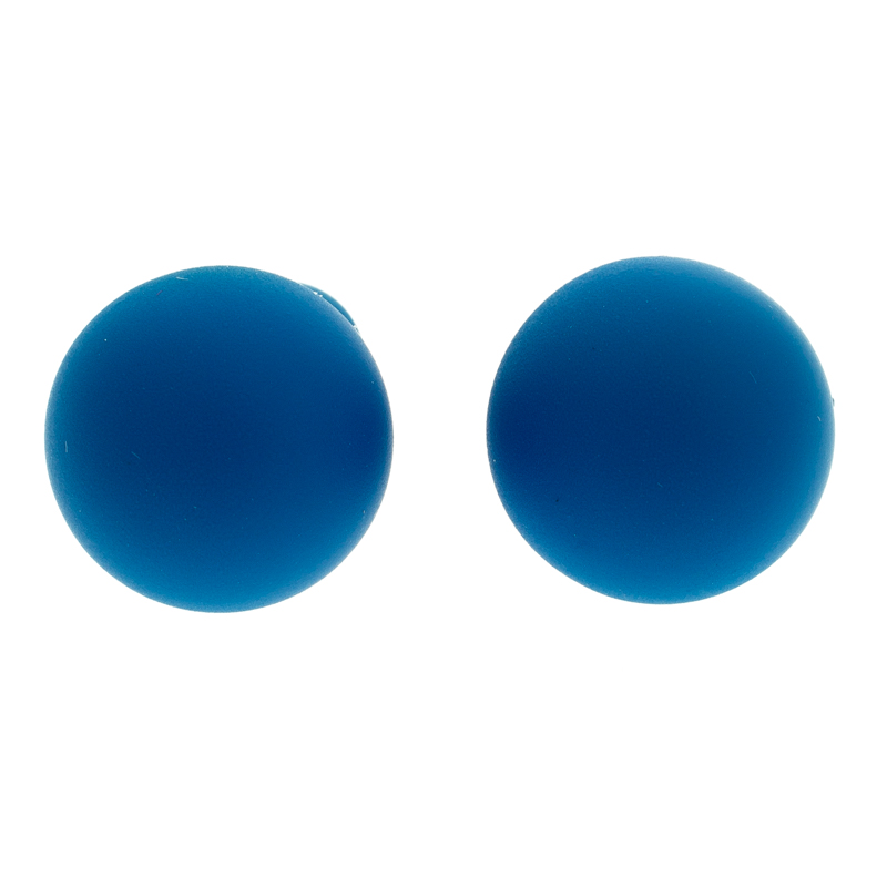 مملوكة مسبقًا Dior Tribale Mise en Dior Matte Blue Gold Tone Stud Earrings