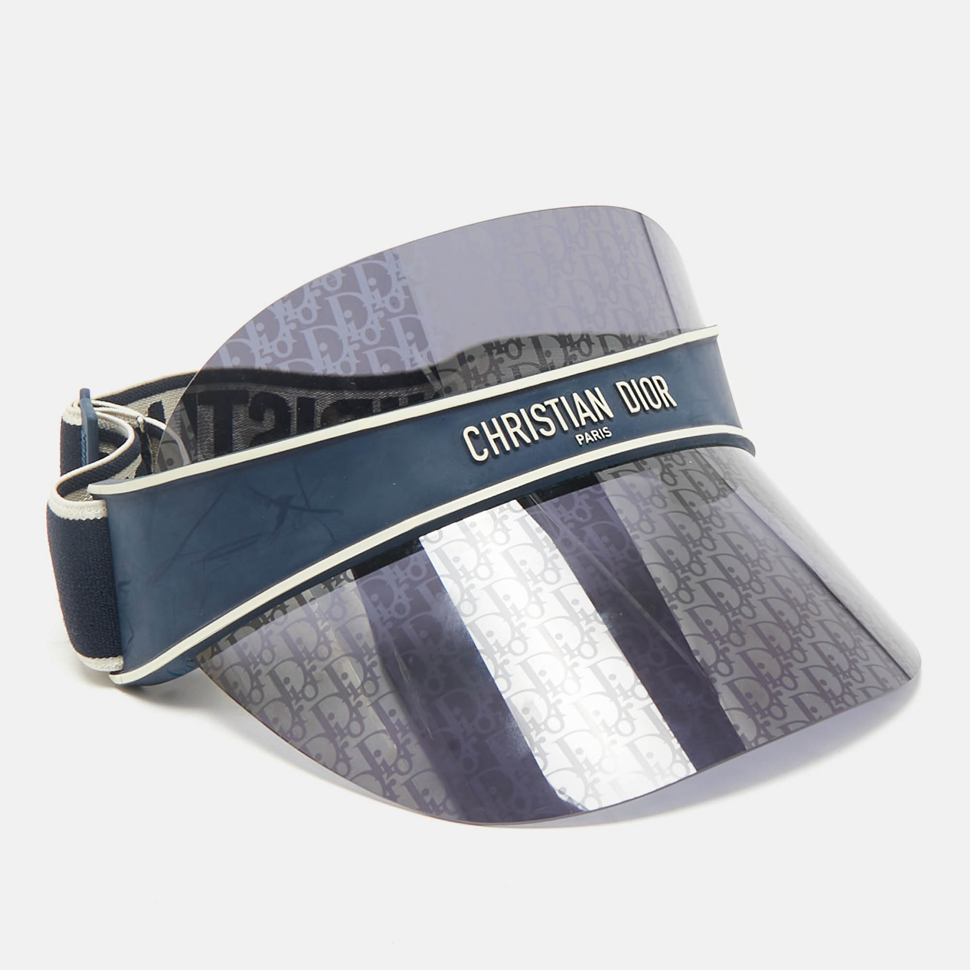 

Christian Dior Navy Blue Oblique Dior DiorClub V1U Visor