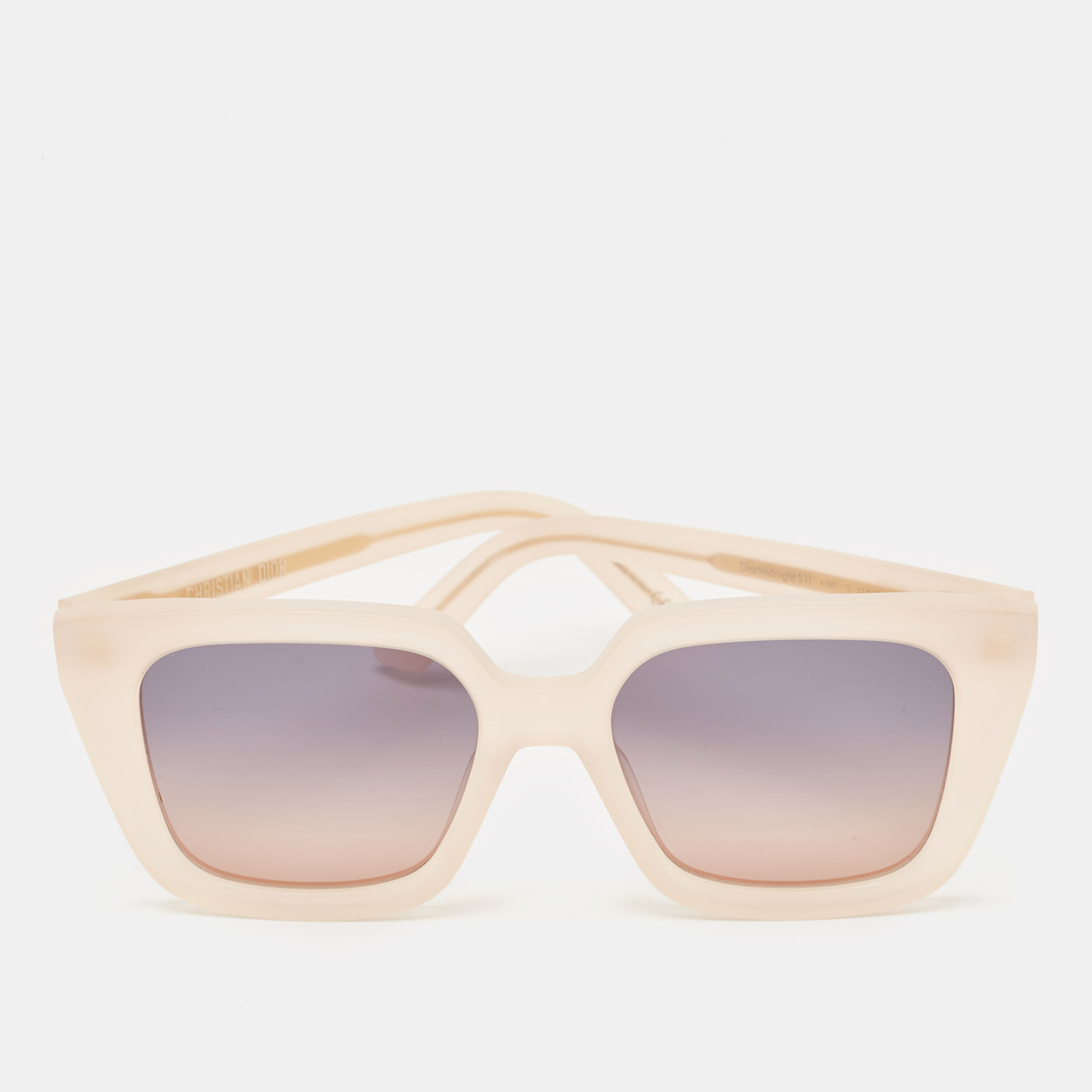 

Dior Light Peach Gradient DiorMidnight Rectangle Sunglasses, Orange