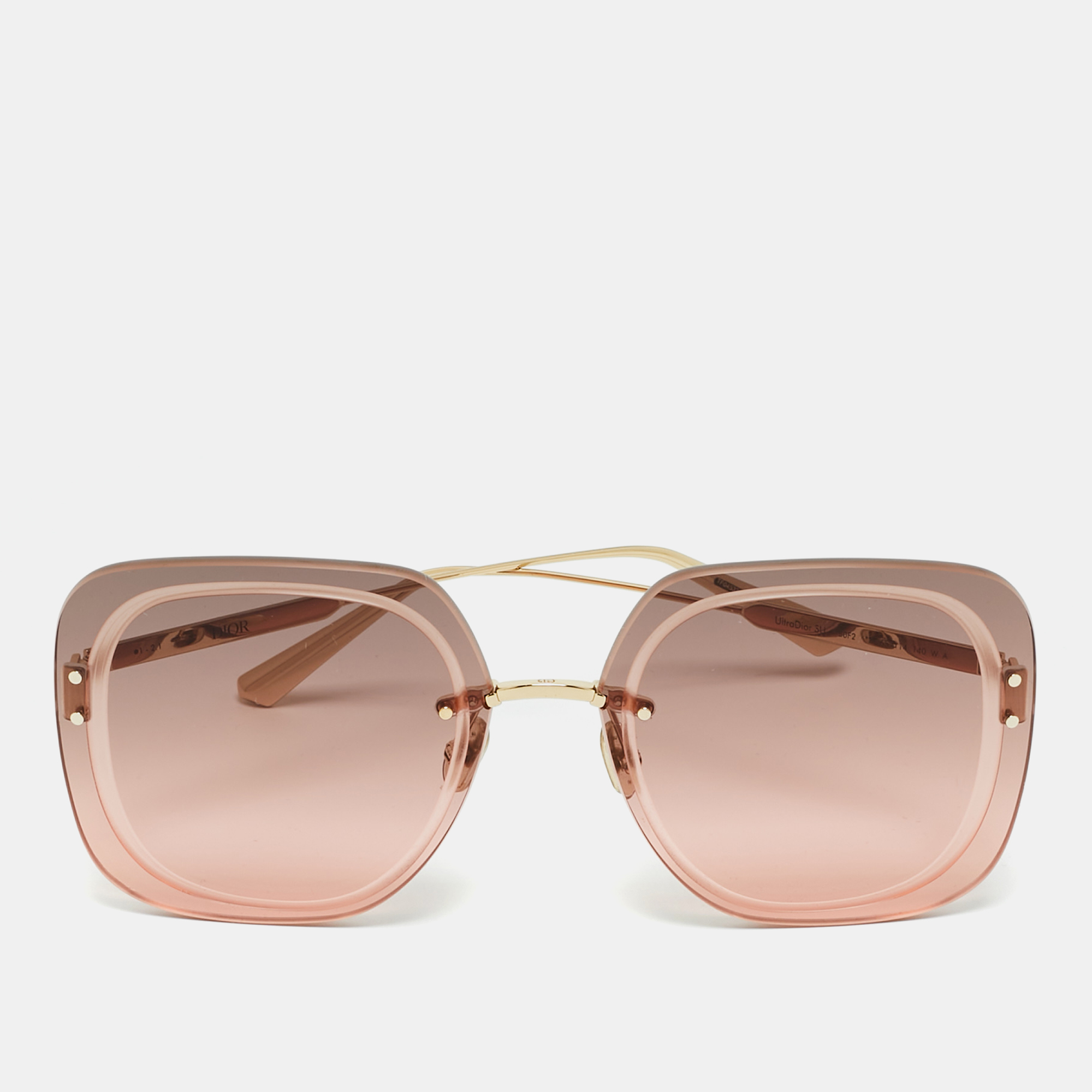 

Dior Peach Gradient Ultradior SU Oversized Sunglasses, Orange